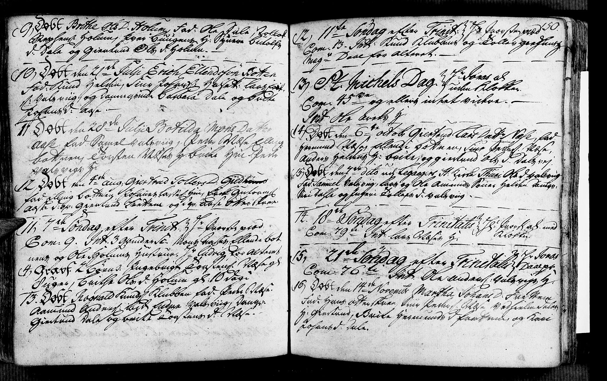 Vik sokneprestembete, SAB/A-81501: Parish register (official) no. A 2 /2, 1740-1756, p. 150