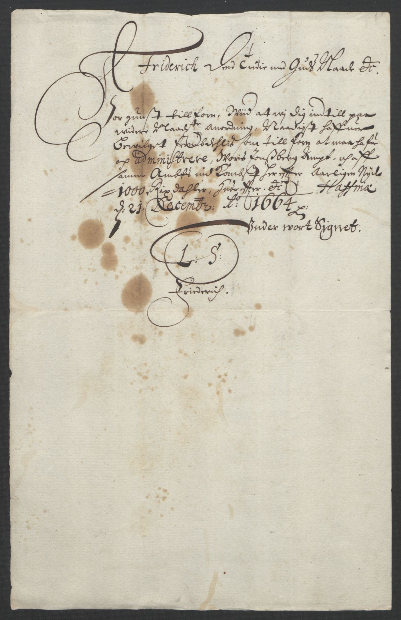 Rentekammeret inntil 1814, Reviderte regnskaper, Fogderegnskap, AV/RA-EA-4092/R32/L1842: Fogderegnskap Jarlsberg grevskap, 1664-1673, p. 18