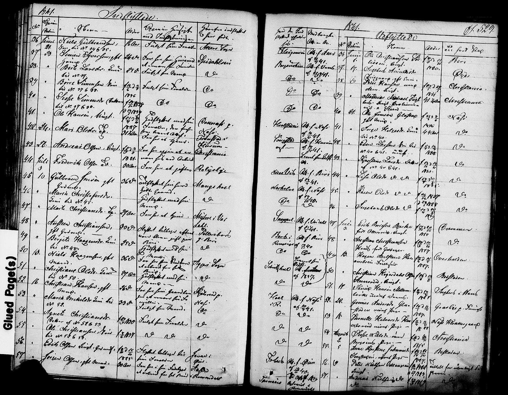 Ringsaker prestekontor, AV/SAH-PREST-014/K/Ka/L0008: Parish register (official) no. 8, 1837-1850, p. 529