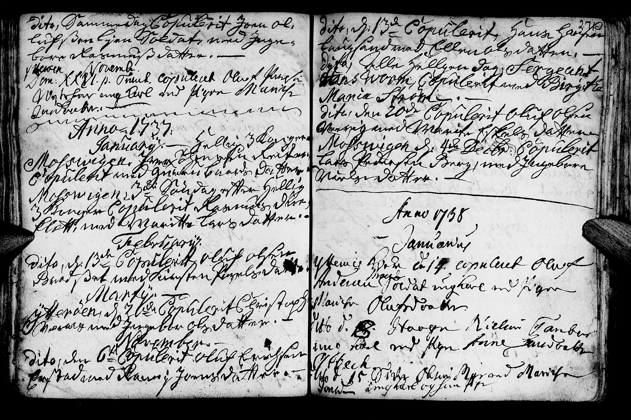 Ministerialprotokoller, klokkerbøker og fødselsregistre - Nord-Trøndelag, SAT/A-1458/722/L0215: Parish register (official) no. 722A02, 1718-1755, p. 271
