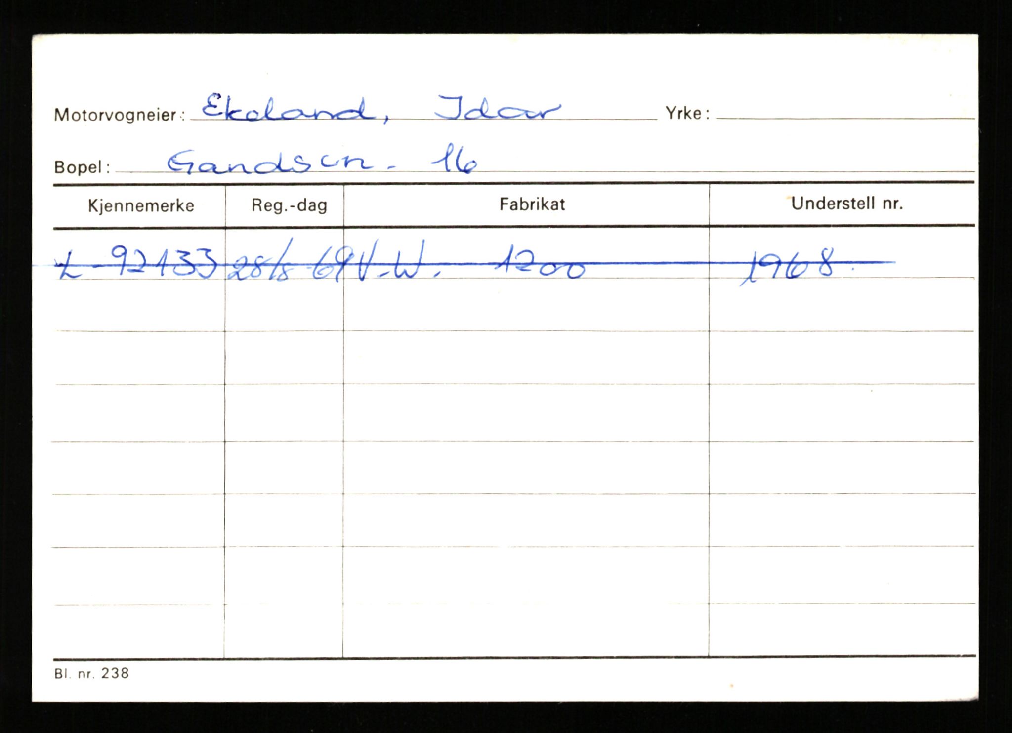 Stavanger trafikkstasjon, AV/SAST-A-101942/0/H/L0007: Egerøy - Eppeland, 1930-1971, p. 1469