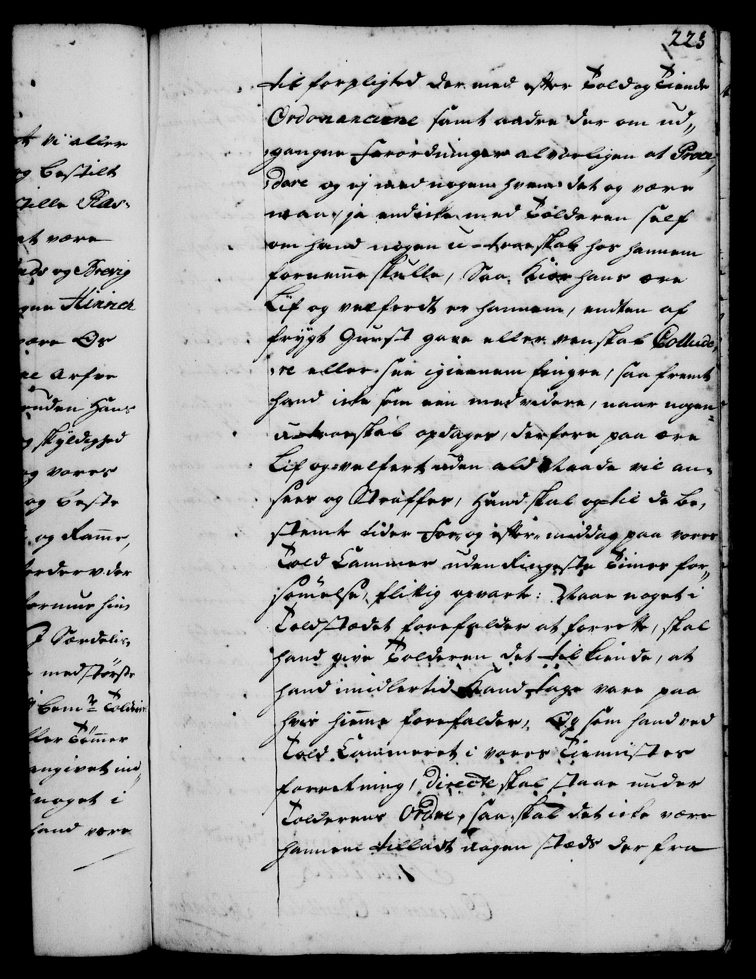 Rentekammeret, Kammerkanselliet, RA/EA-3111/G/Gg/Gge/L0001: Norsk bestallingsprotokoll med register (merket RK 53.25), 1720-1730, p. 223