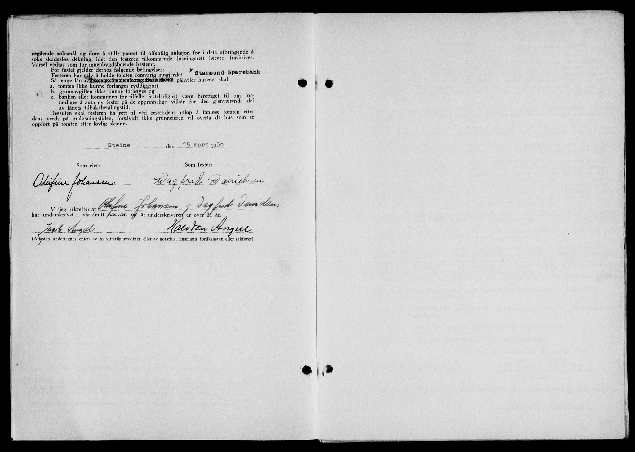 Lofoten sorenskriveri, SAT/A-0017/1/2/2C/L0023a: Mortgage book no. 23a, 1950-1950, Diary no: : 992/1950