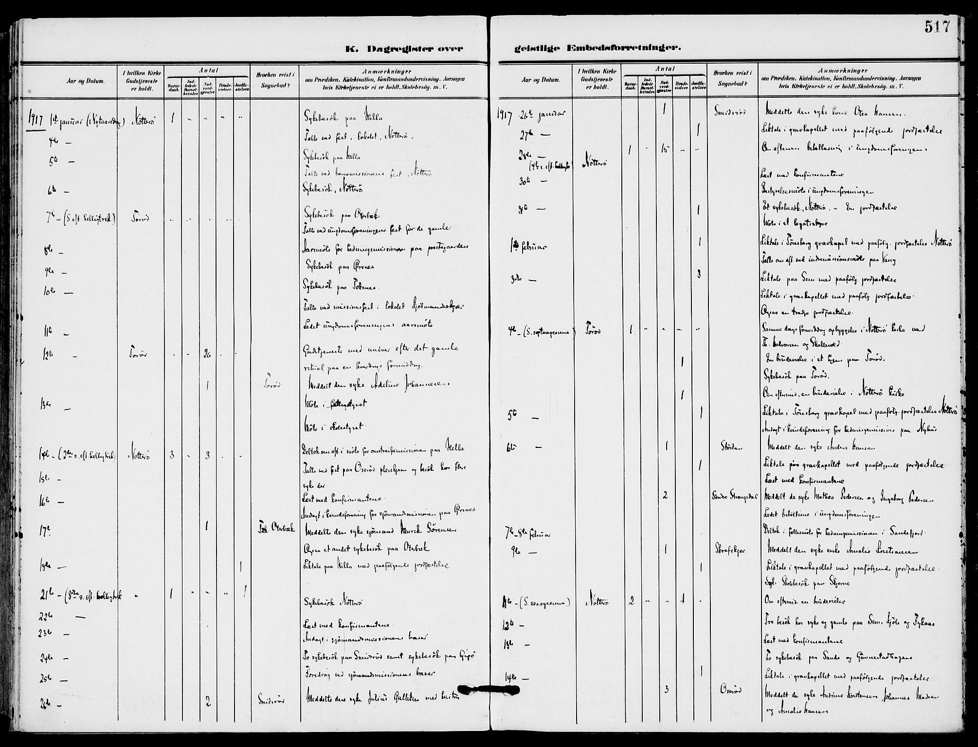 Nøtterøy kirkebøker, AV/SAKO-A-354/F/Fa/L0010: Parish register (official) no. I 10, 1908-1919, p. 517