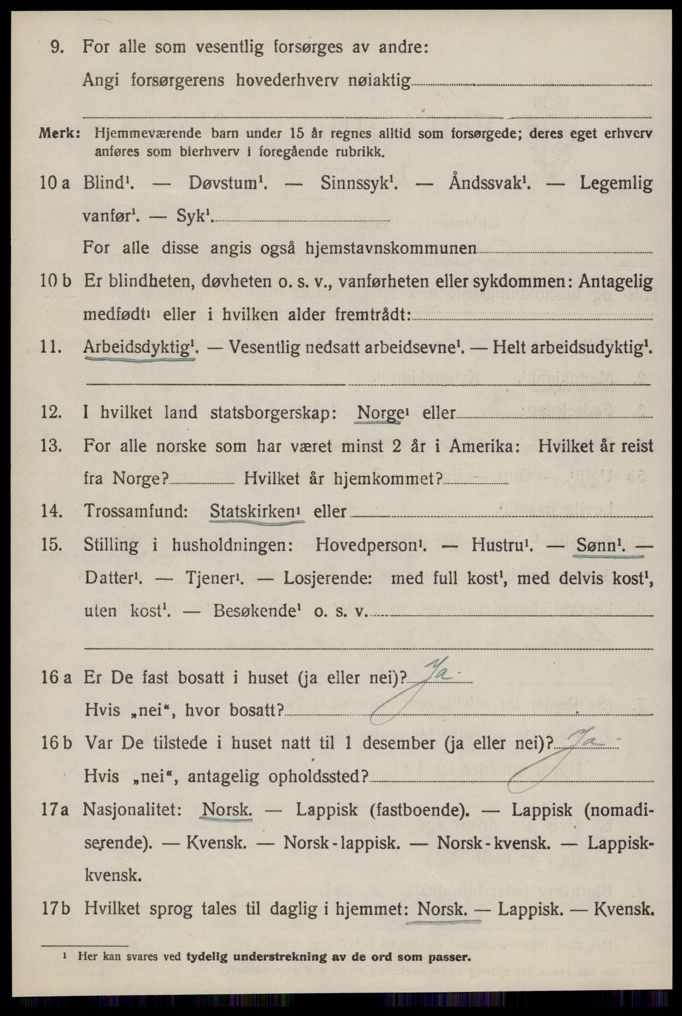 SAT, 1920 census for Nord-Frøya, 1920, p. 8170