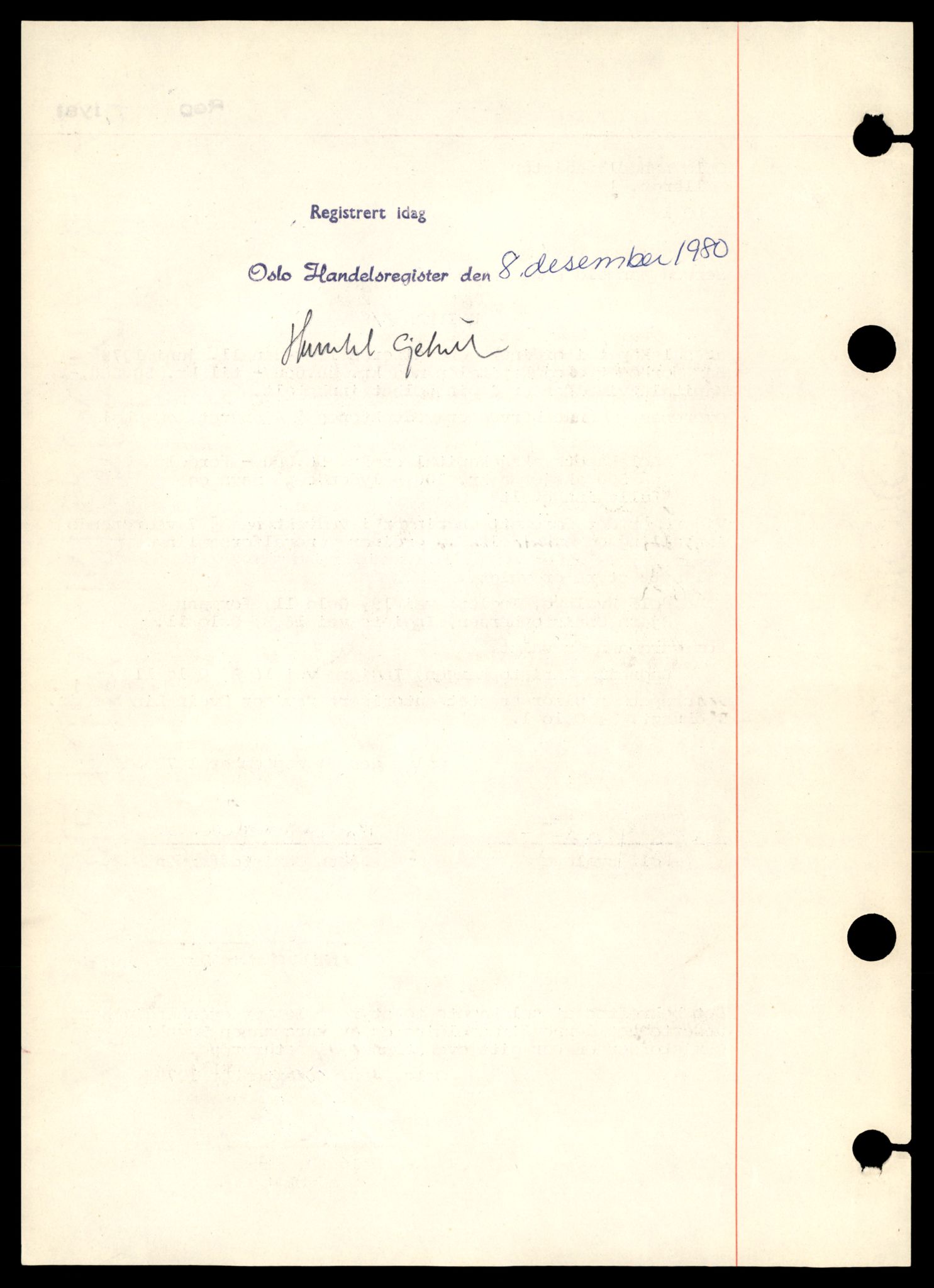 Oslo byfogd, Handelsregisteret, SAT/A-10867/G/Gb/Gba/L0193: Aksjeselskap, Unip-Uø, 1944-1990