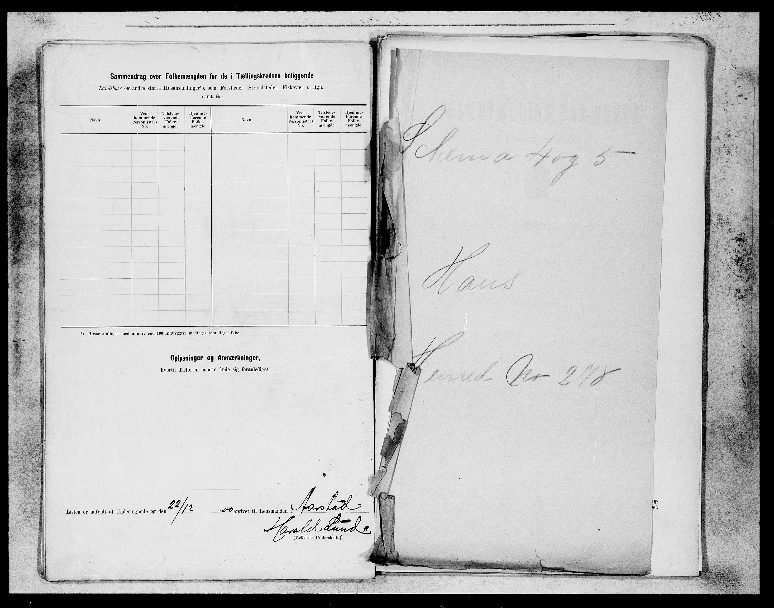 SAB, 1900 census for Årstad, 1900, p. 15