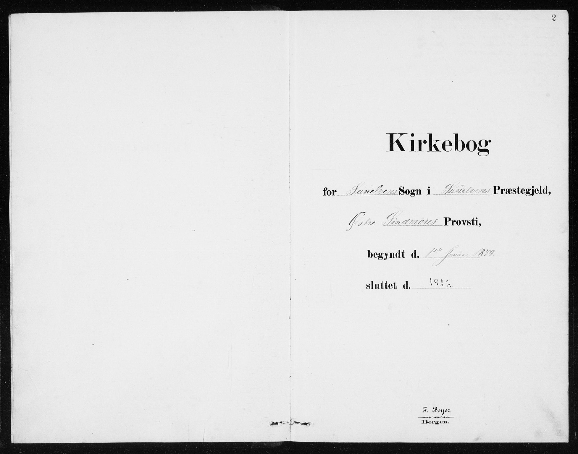 Ministerialprotokoller, klokkerbøker og fødselsregistre - Møre og Romsdal, AV/SAT-A-1454/517/L0230: Parish register (copy) no. 517C03, 1879-1912, p. 2