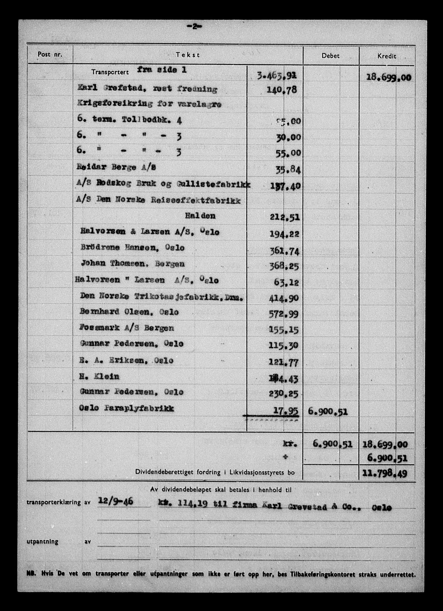 Justisdepartementet, Tilbakeføringskontoret for inndratte formuer, AV/RA-S-1564/H/Hc/Hcb/L0910: --, 1945-1947, p. 199