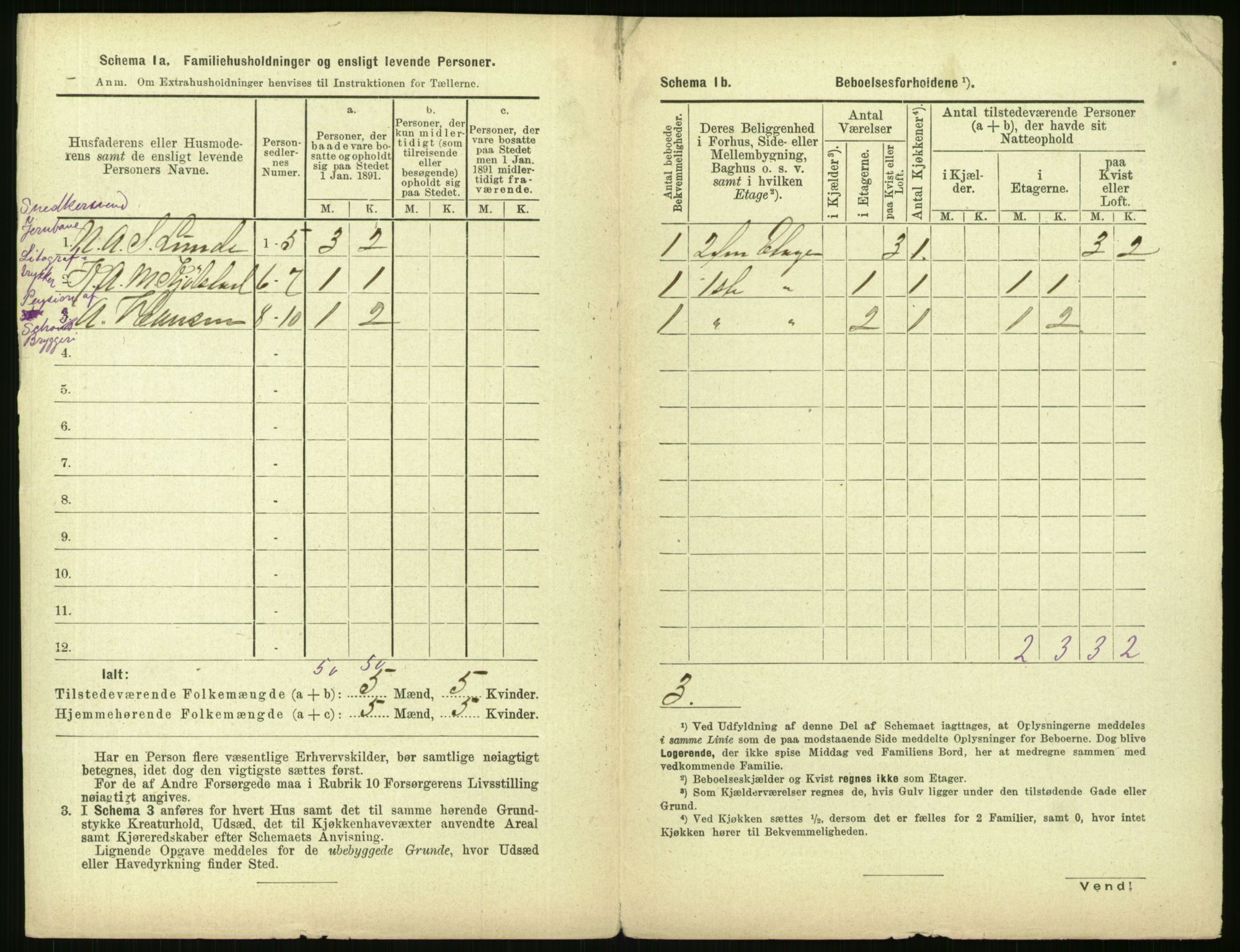 RA, 1891 census for 0301 Kristiania, 1891, p. 172609