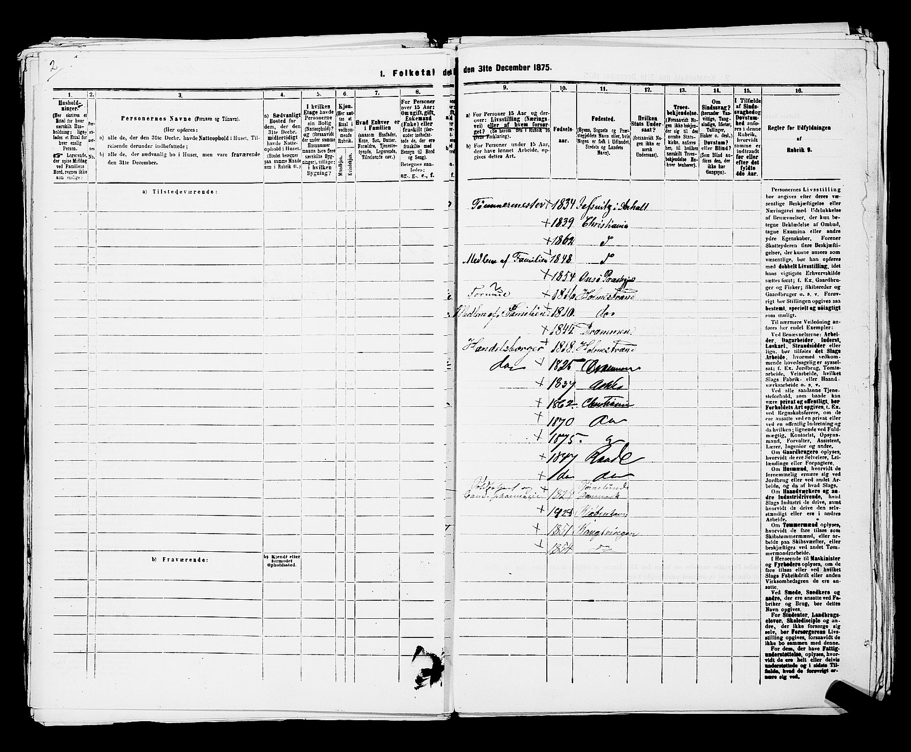 RA, 1875 census for 0301 Kristiania, 1875, p. 4949