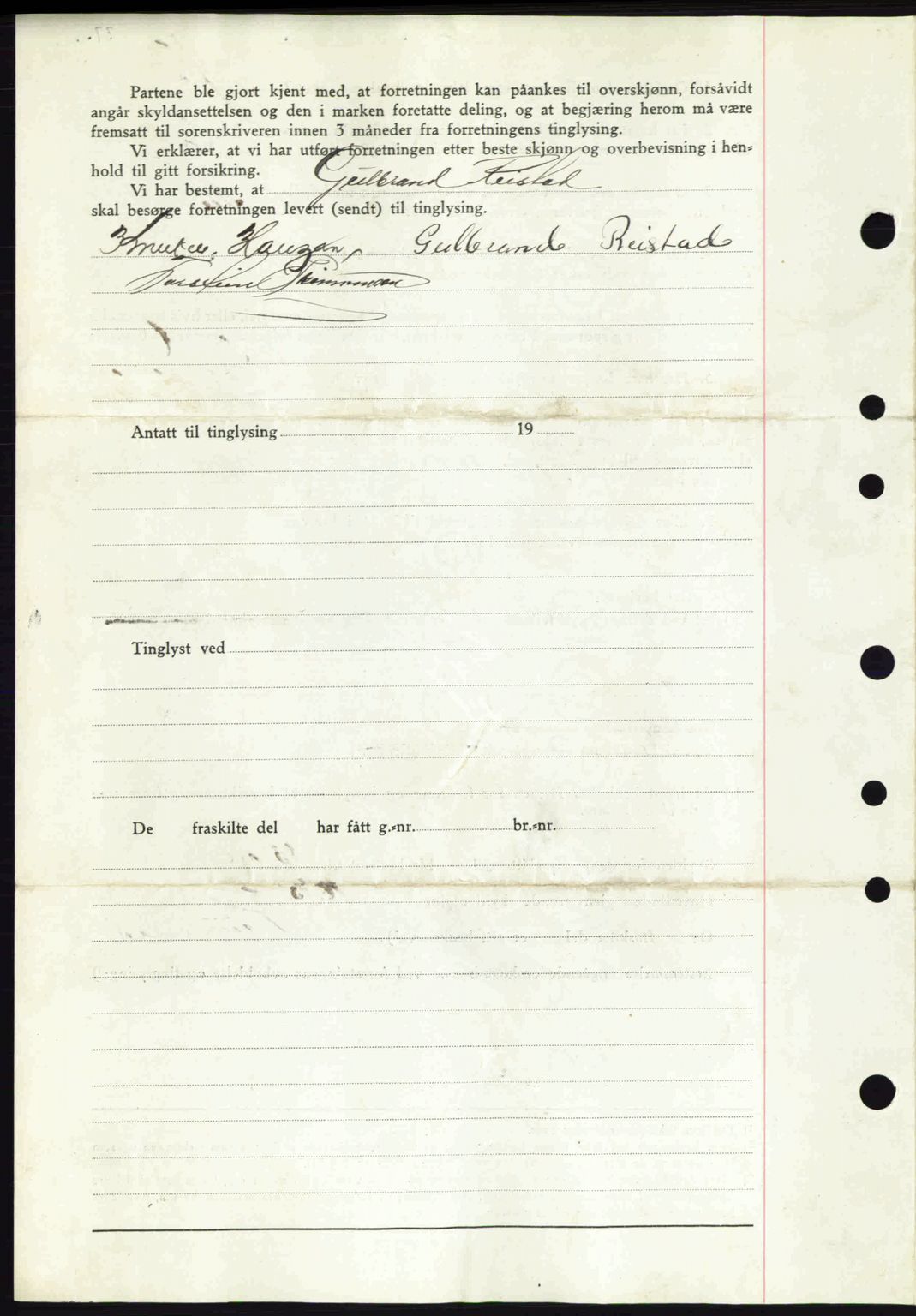 Eiker, Modum og Sigdal sorenskriveri, SAKO/A-123/G/Ga/Gab/L0043: Mortgage book no. A13, 1940-1941, Diary no: : 1459/1941