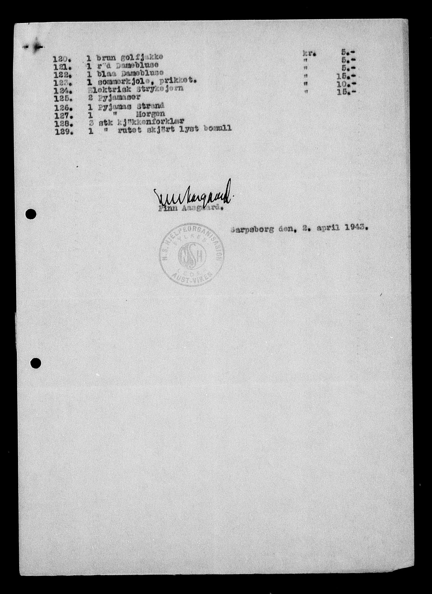 Justisdepartementet, Tilbakeføringskontoret for inndratte formuer, AV/RA-S-1564/H/Hc/Hcd/L0998: --, 1945-1947, p. 96