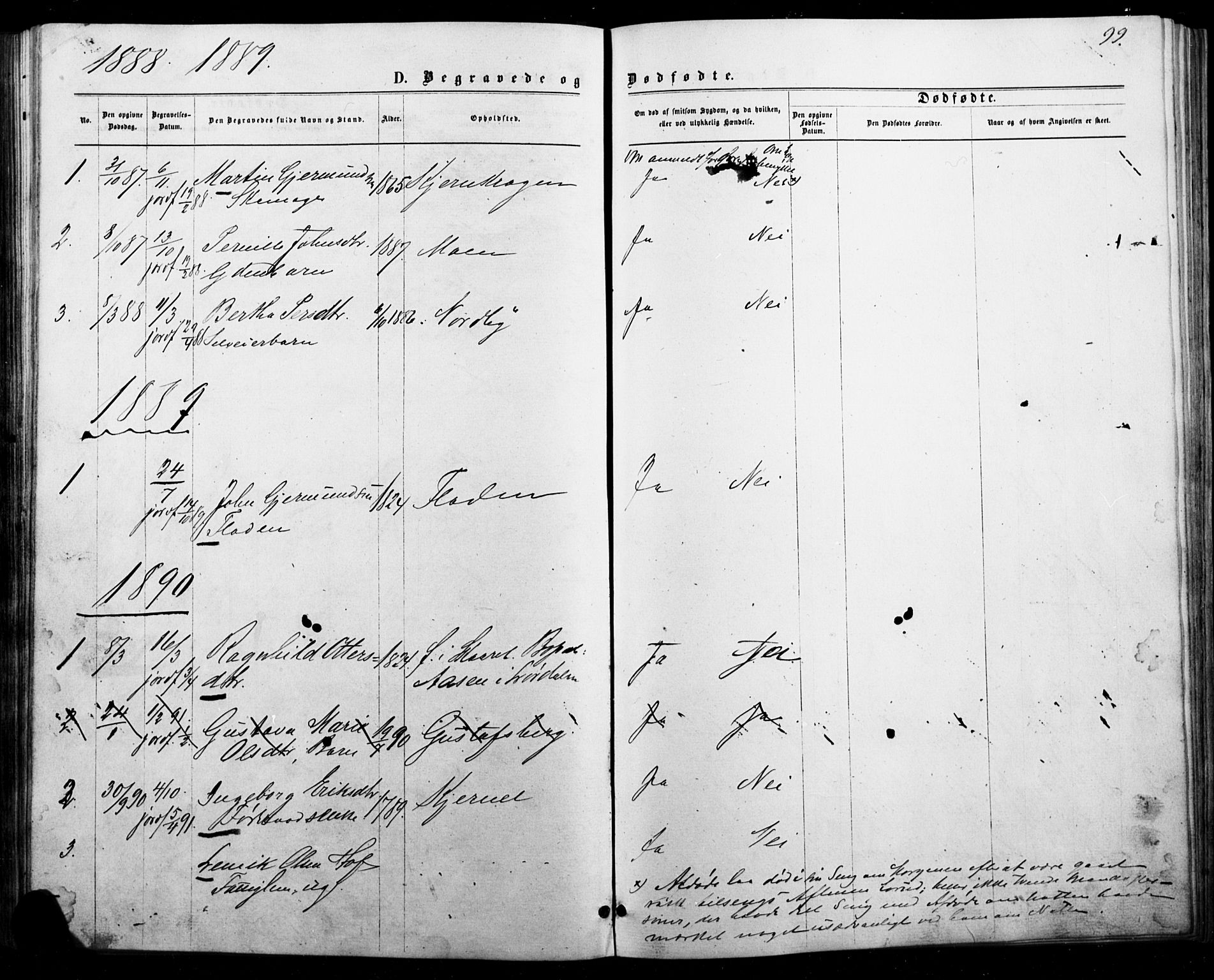 Trysil prestekontor, AV/SAH-PREST-046/H/Ha/Haa/L0010: Parish register (official) no. 10, 1872-1895, p. 99