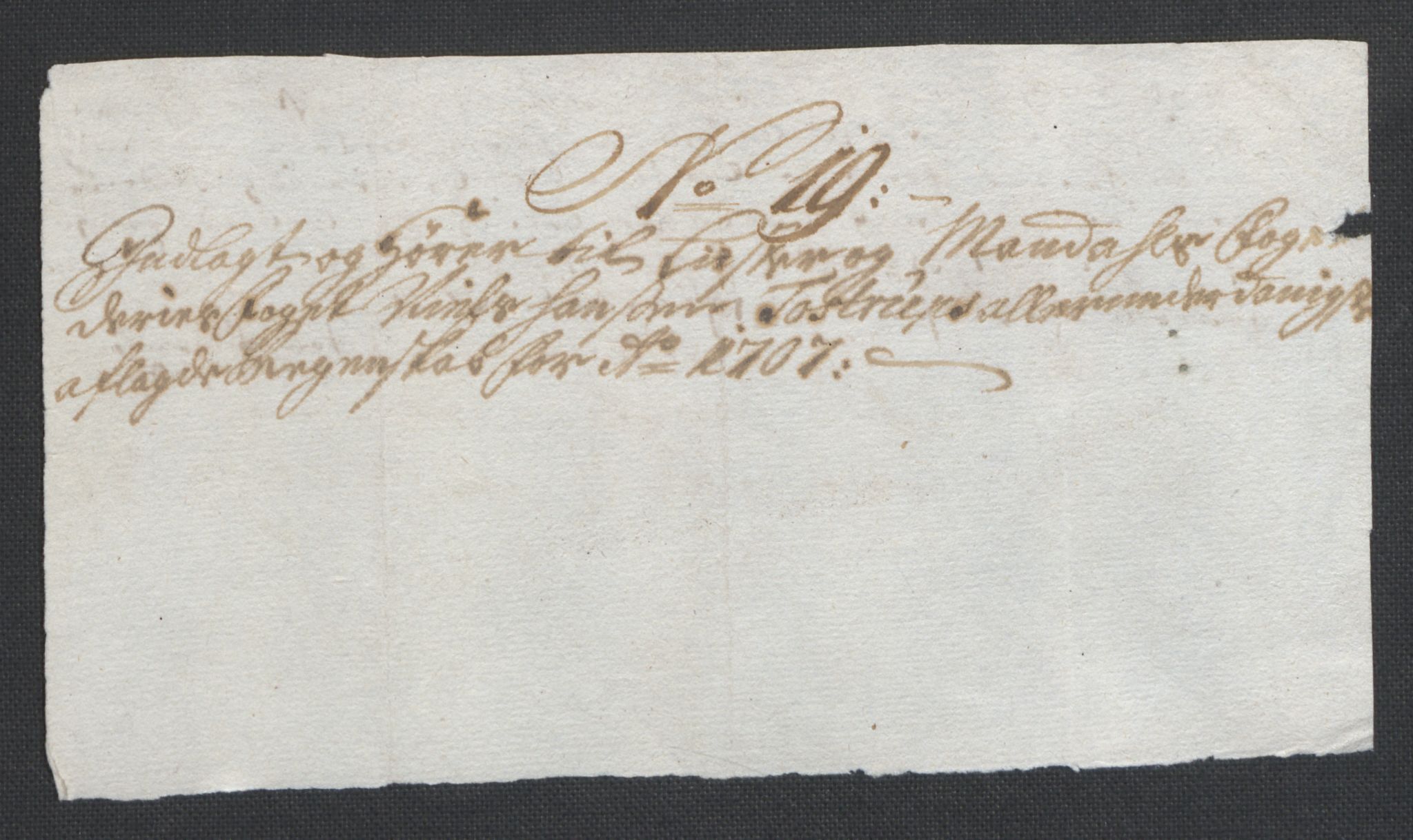 Rentekammeret inntil 1814, Reviderte regnskaper, Fogderegnskap, AV/RA-EA-4092/R43/L2551: Fogderegnskap Lista og Mandal, 1705-1709, p. 482