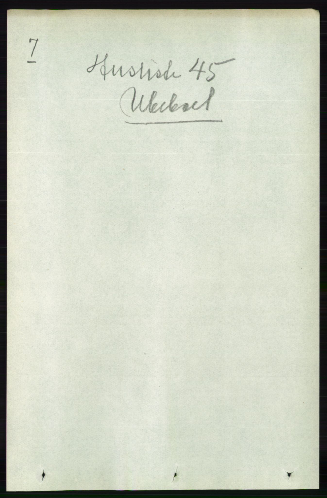 RA, 1891 census for 0920 Øyestad, 1891, p. 2907