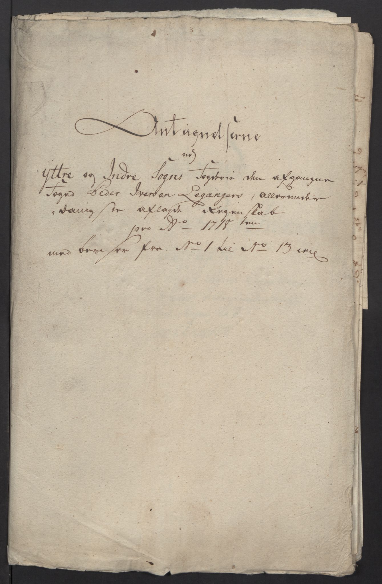 Rentekammeret inntil 1814, Reviderte regnskaper, Fogderegnskap, AV/RA-EA-4092/R52/L3321: Fogderegnskap Sogn, 1717-1718, p. 886