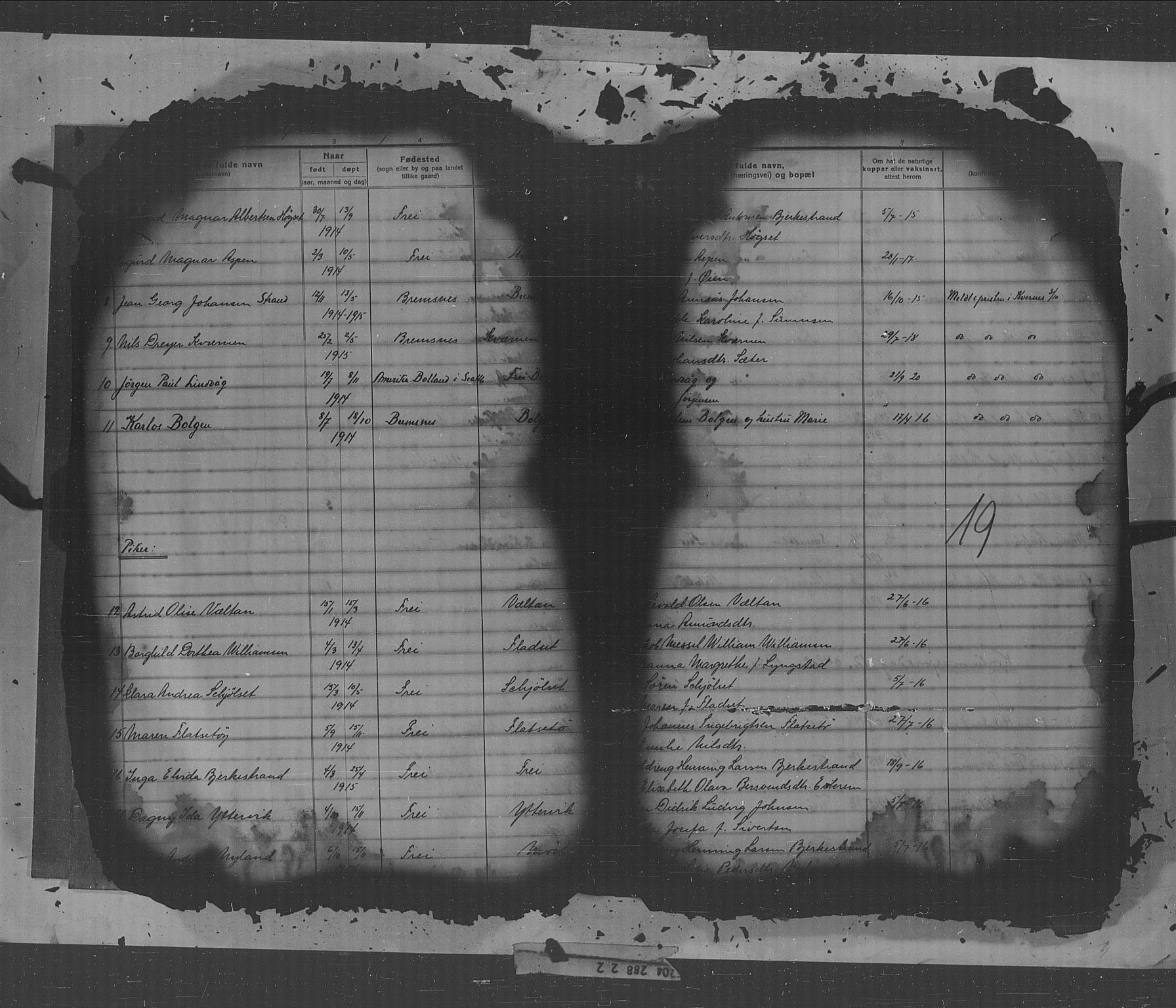 Kristiansund sokneprestkontor, AV/SAT-A-1068/1/I/I1: Parish register (official) no. 32, 1920-1940, p. 19