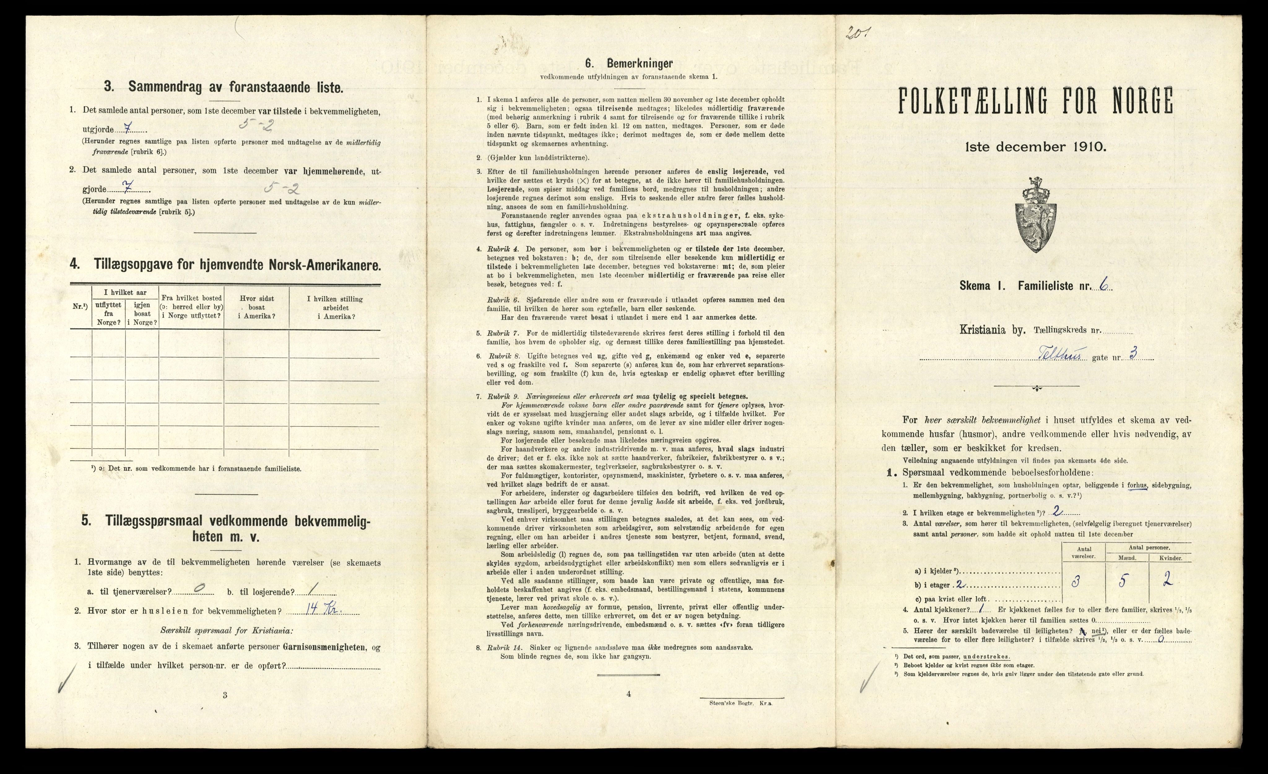 RA, 1910 census for Kristiania, 1910, p. 103449