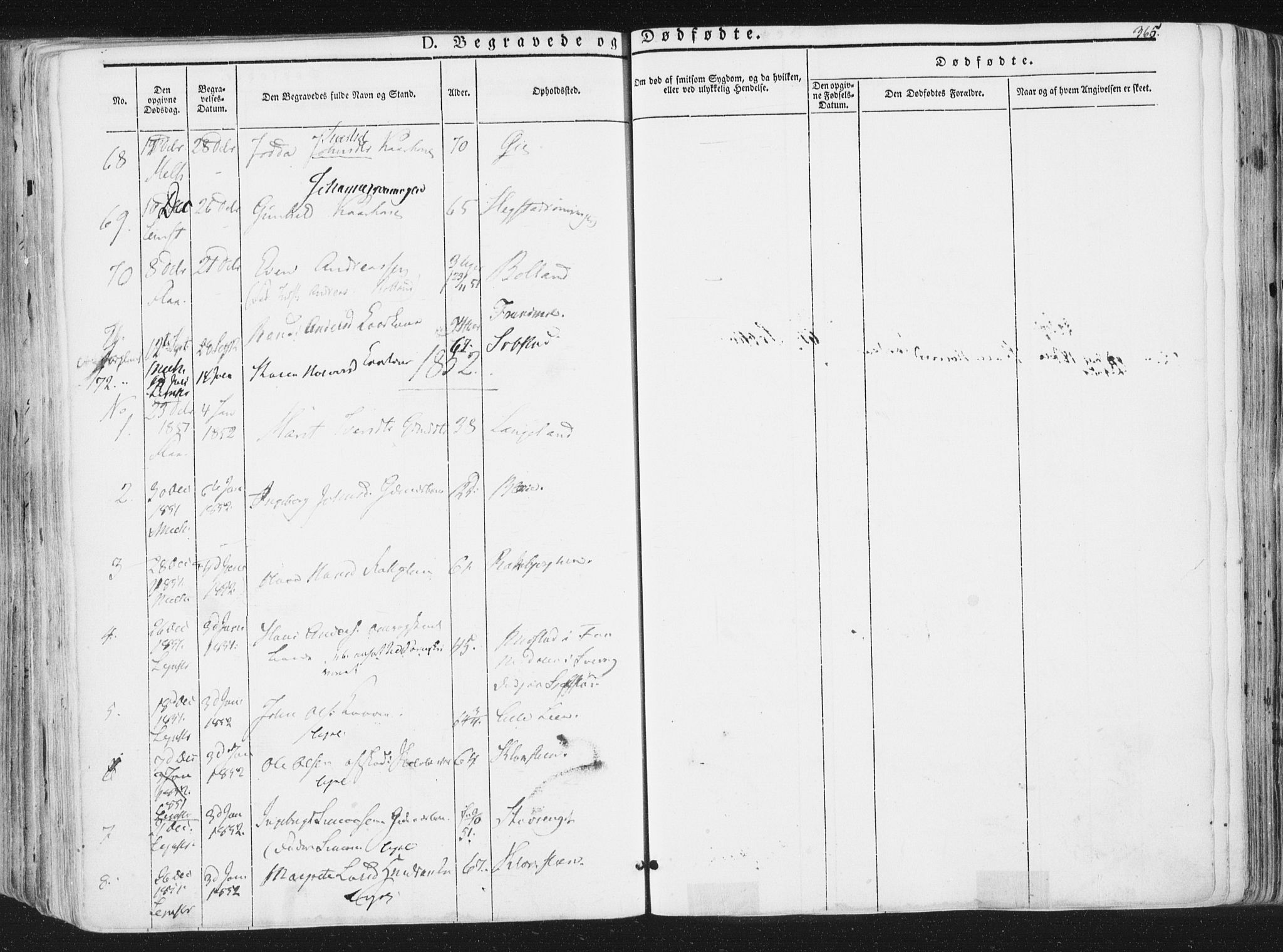 Ministerialprotokoller, klokkerbøker og fødselsregistre - Sør-Trøndelag, SAT/A-1456/691/L1074: Parish register (official) no. 691A06, 1842-1852, p. 365