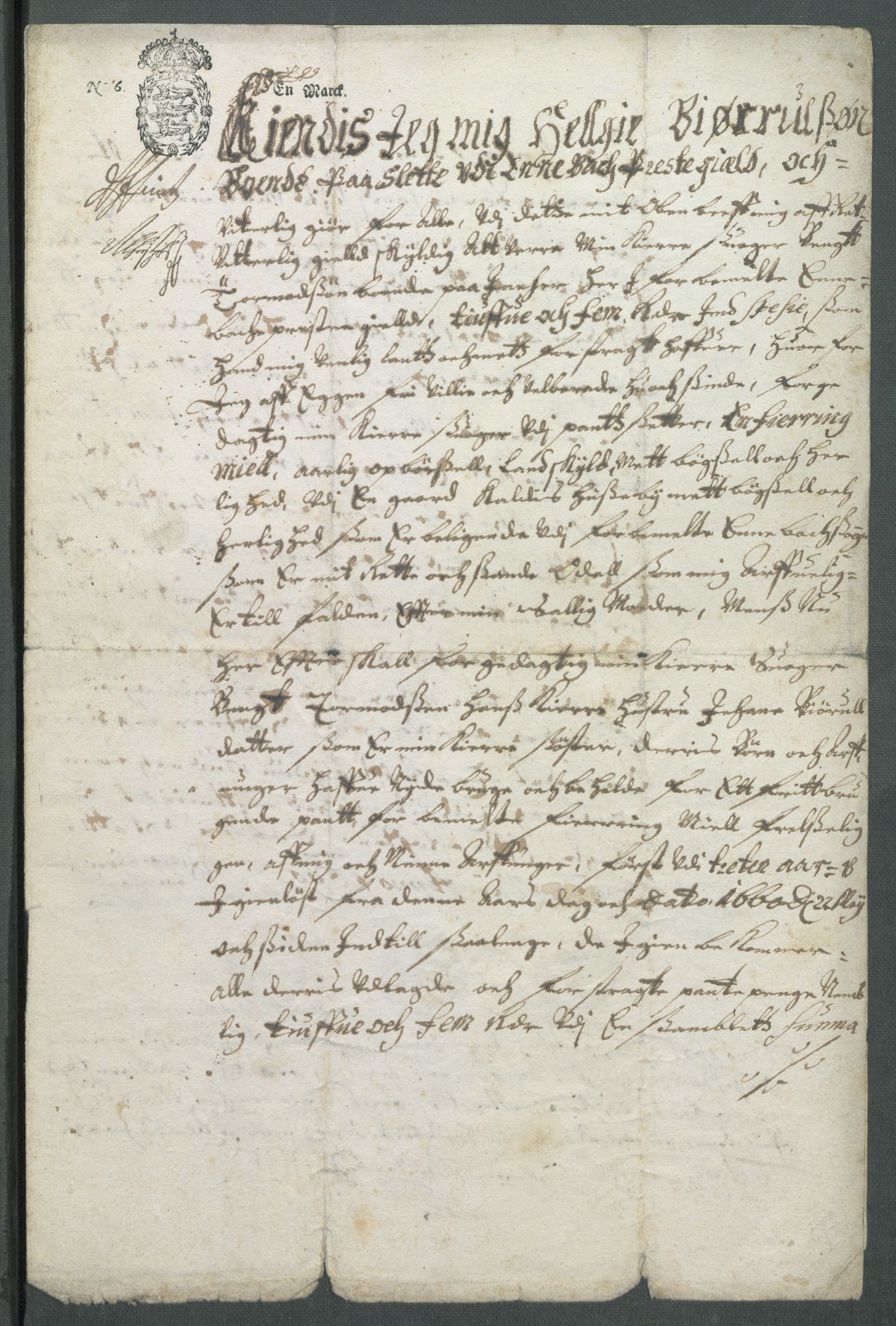 Riksarkivets diplomsamling, AV/RA-EA-5965/F02/L0168: Dokumenter, 1658-1660, p. 163