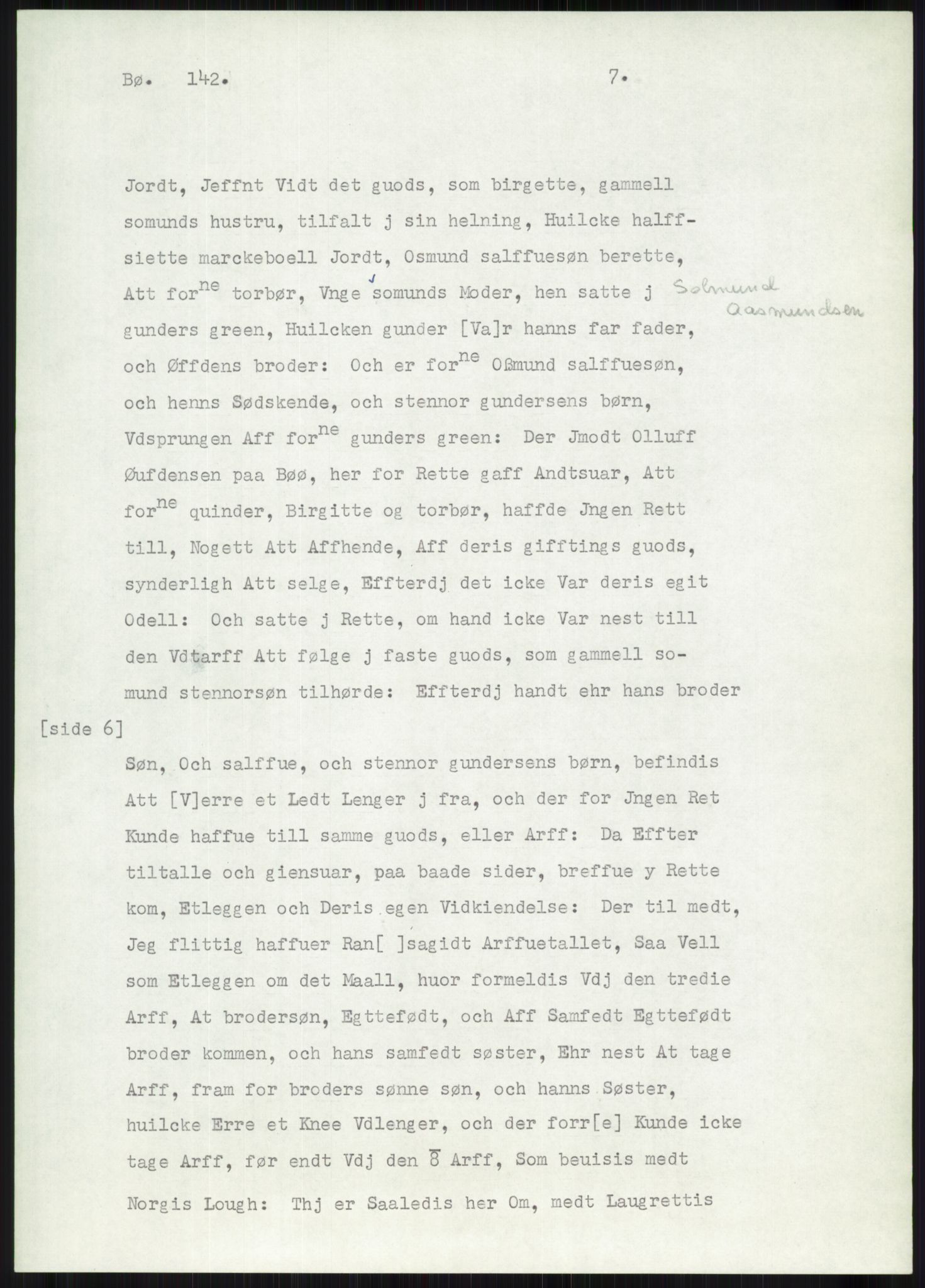 Samlinger til kildeutgivelse, Diplomavskriftsamlingen, AV/RA-EA-4053/H/Ha, p. 638