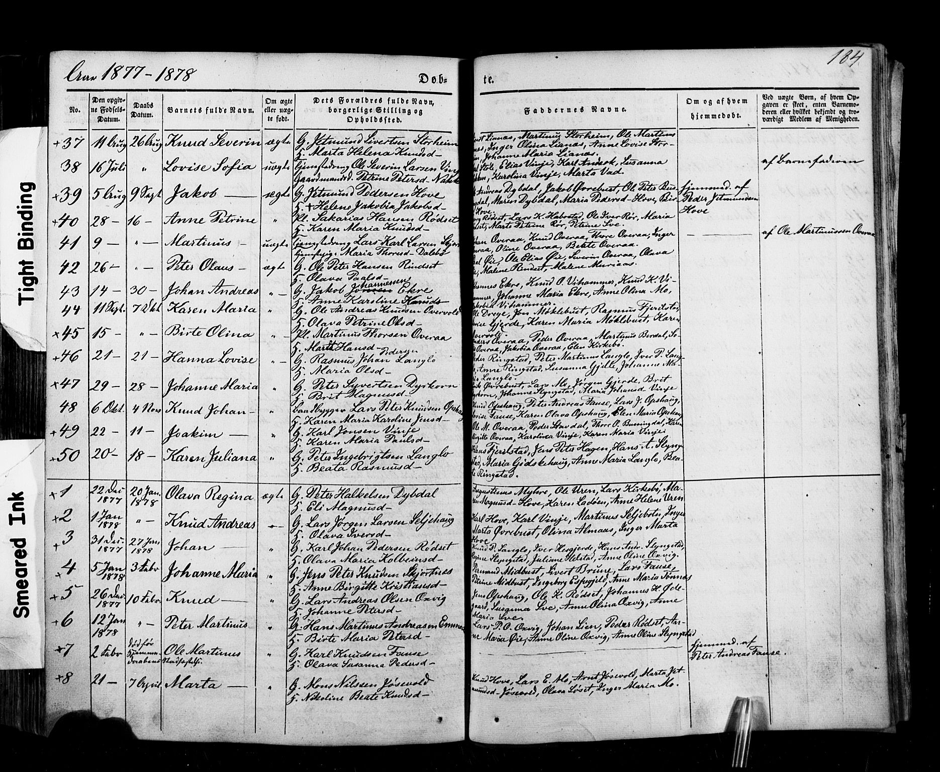 Ministerialprotokoller, klokkerbøker og fødselsregistre - Møre og Romsdal, AV/SAT-A-1454/520/L0275: Parish register (official) no. 520A05, 1844-1881, p. 184