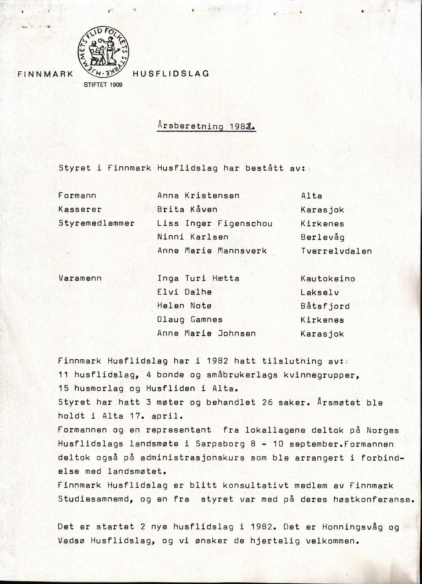 Finnmark Husflidslag, FMFB/A-1134/A/L0003: Møtebok, 1983-1994, p. 4
