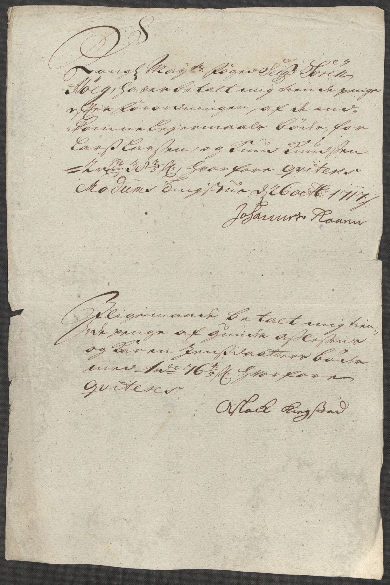 Rentekammeret inntil 1814, Reviderte regnskaper, Fogderegnskap, AV/RA-EA-4092/R31/L1711: Fogderegnskap Hurum, Røyken, Eiker, Lier og Buskerud, 1717, p. 321