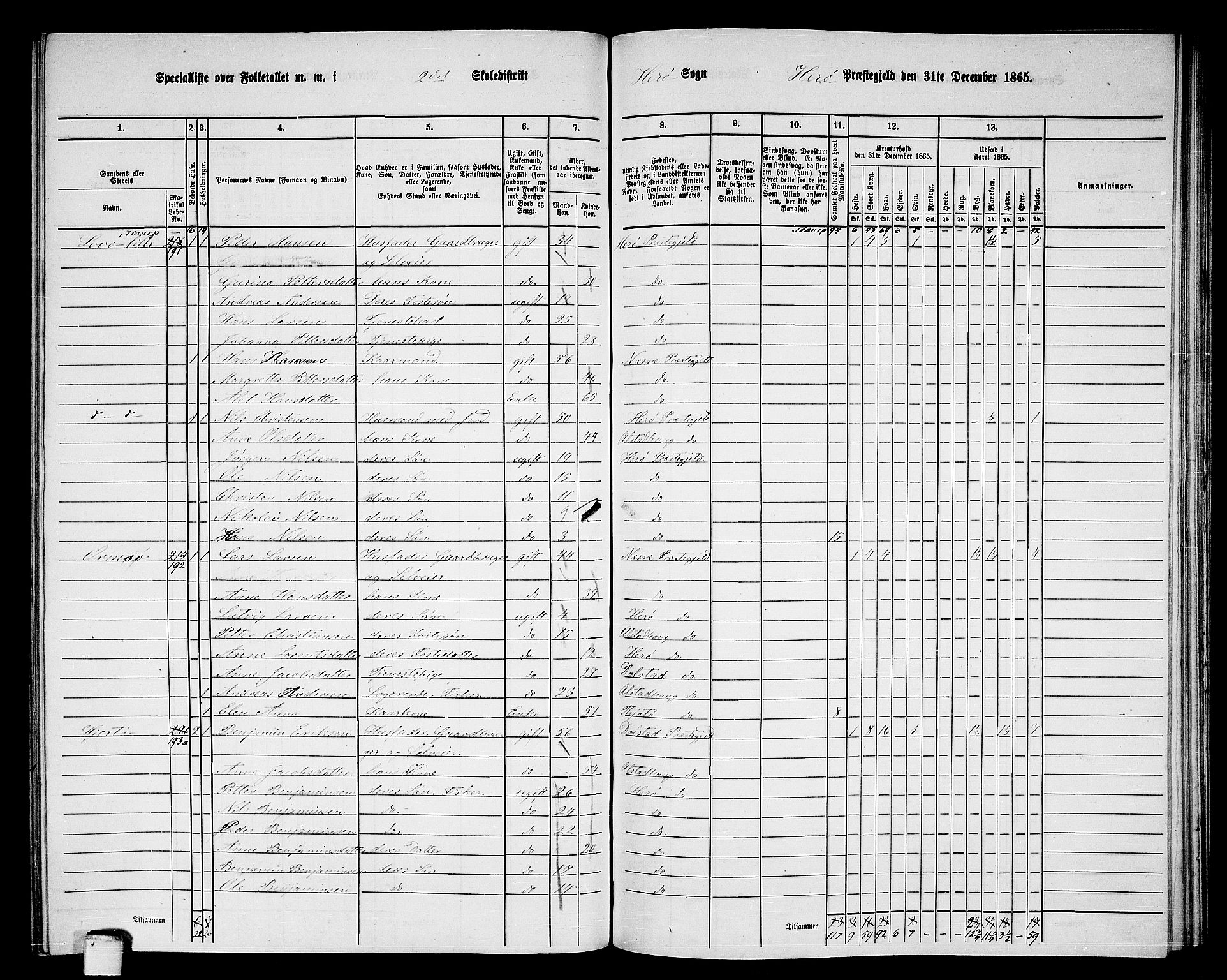 RA, 1865 census for Herøy, 1865, p. 37