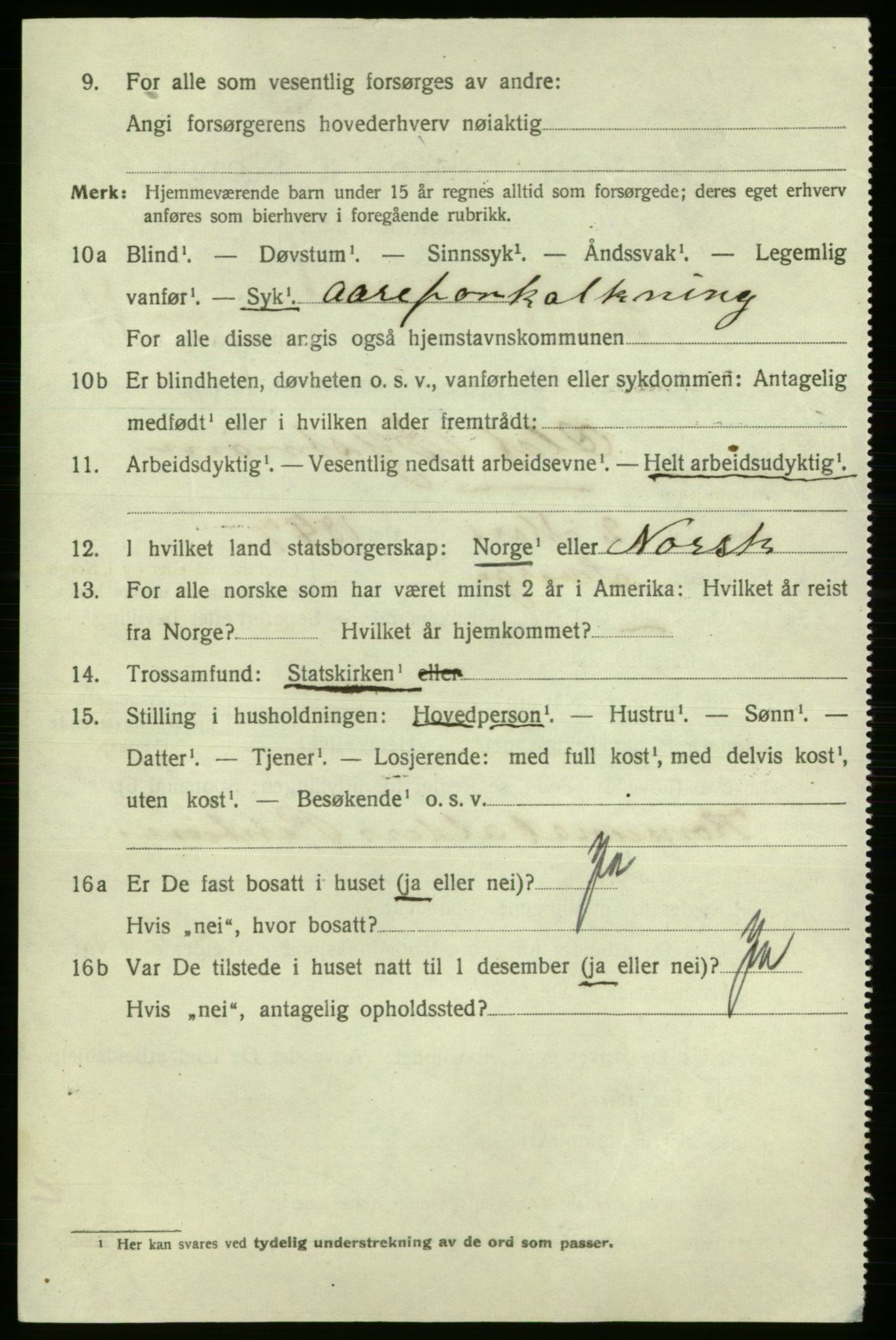 SAO, 1920 census for Fredrikshald, 1920, p. 27462
