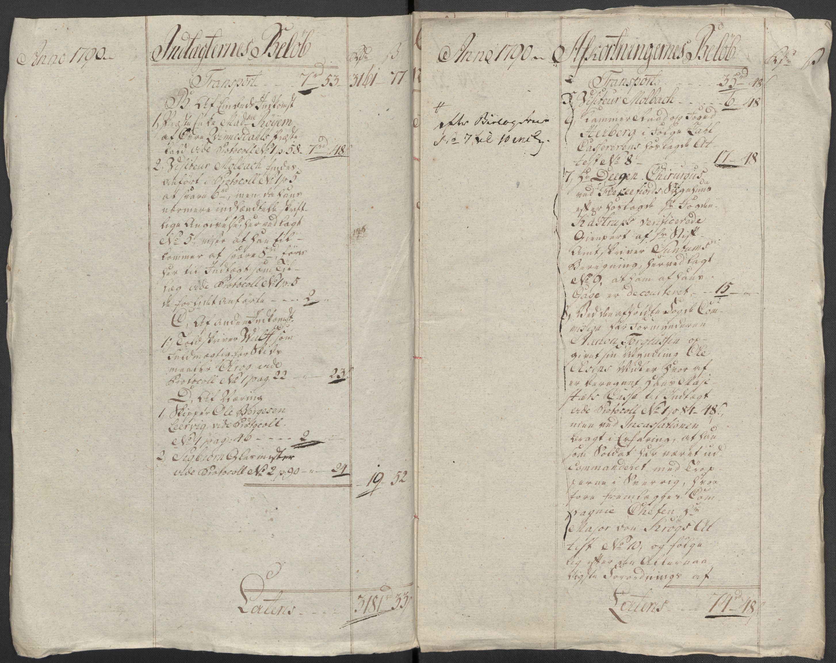 Rentekammeret inntil 1814, Reviderte regnskaper, Mindre regnskaper, AV/RA-EA-4068/Rf/Rfe/L0021: Larvik grevskap, Lista fogderi, 1789, p. 218