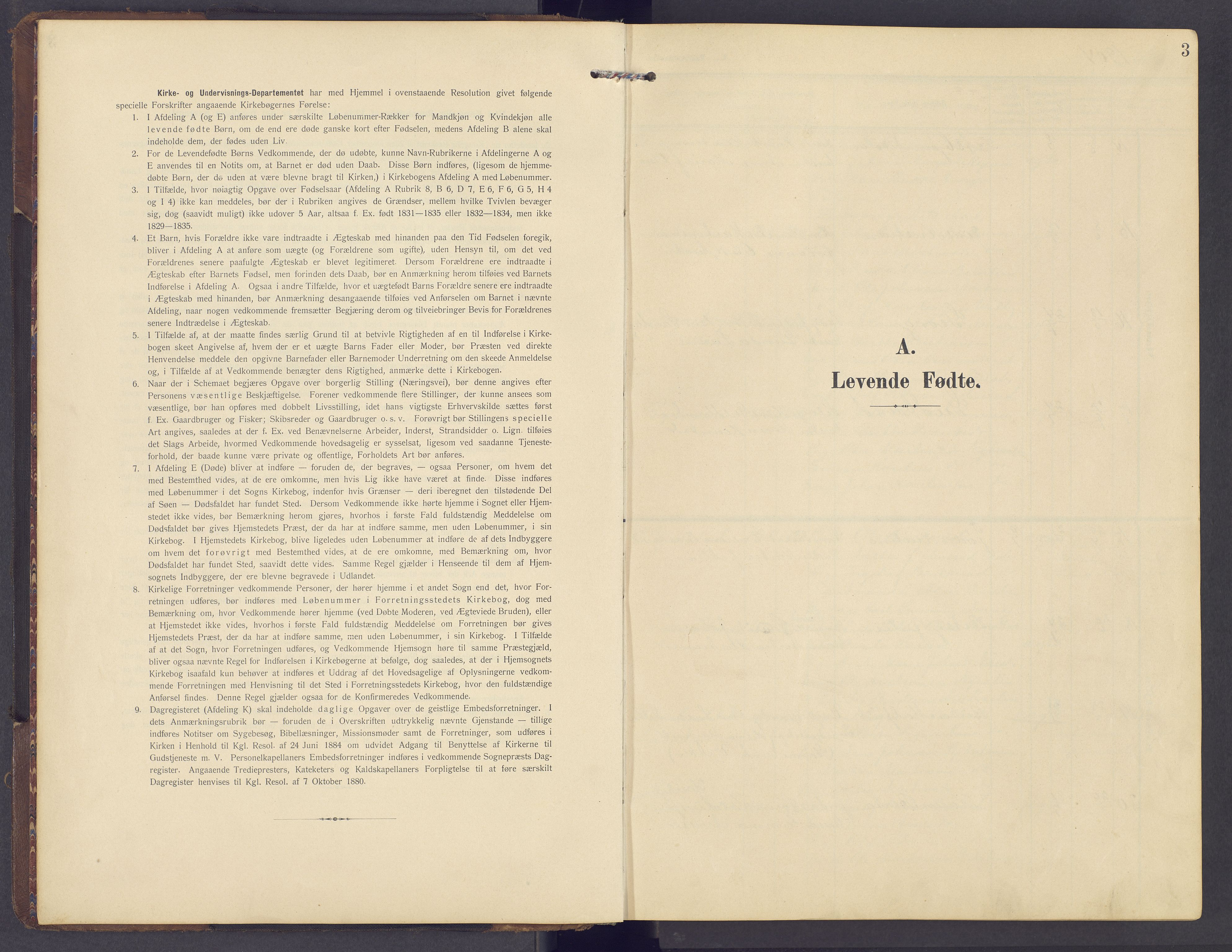 Brandval prestekontor, AV/SAH-PREST-034/H/Ha/Hab/L0003: Parish register (copy) no. 3, 1904-1917, p. 3