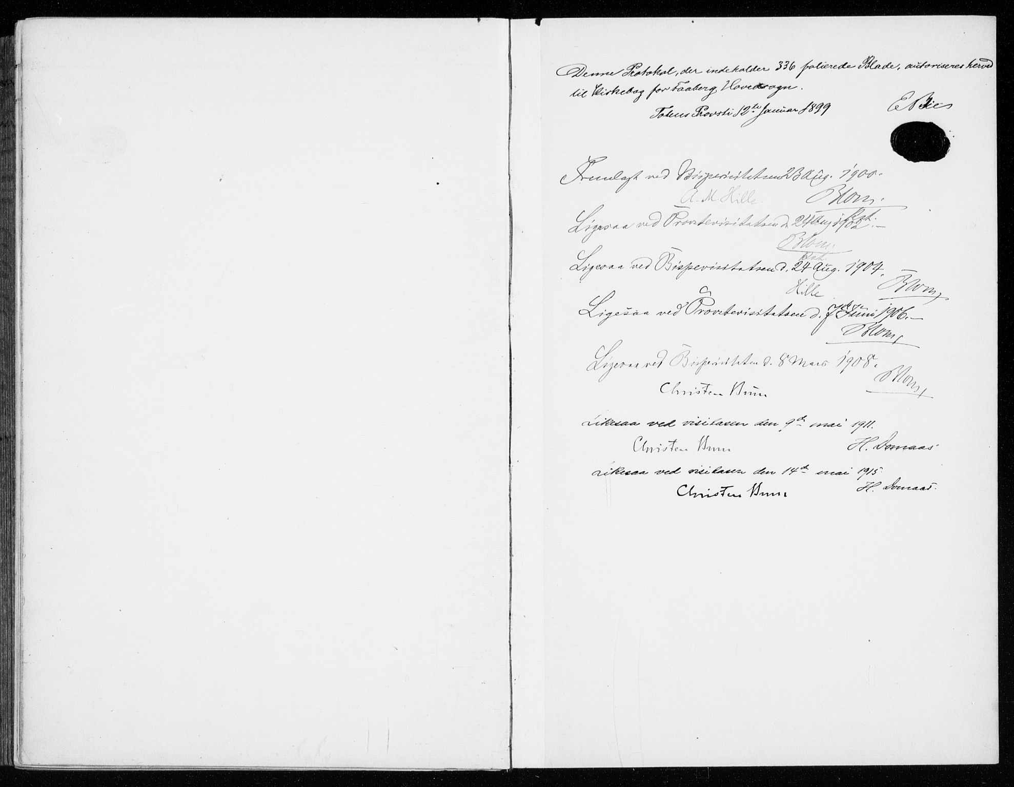 Fåberg prestekontor, SAH/PREST-086/H/Ha/Haa/L0011: Parish register (official) no. 11, 1899-1913