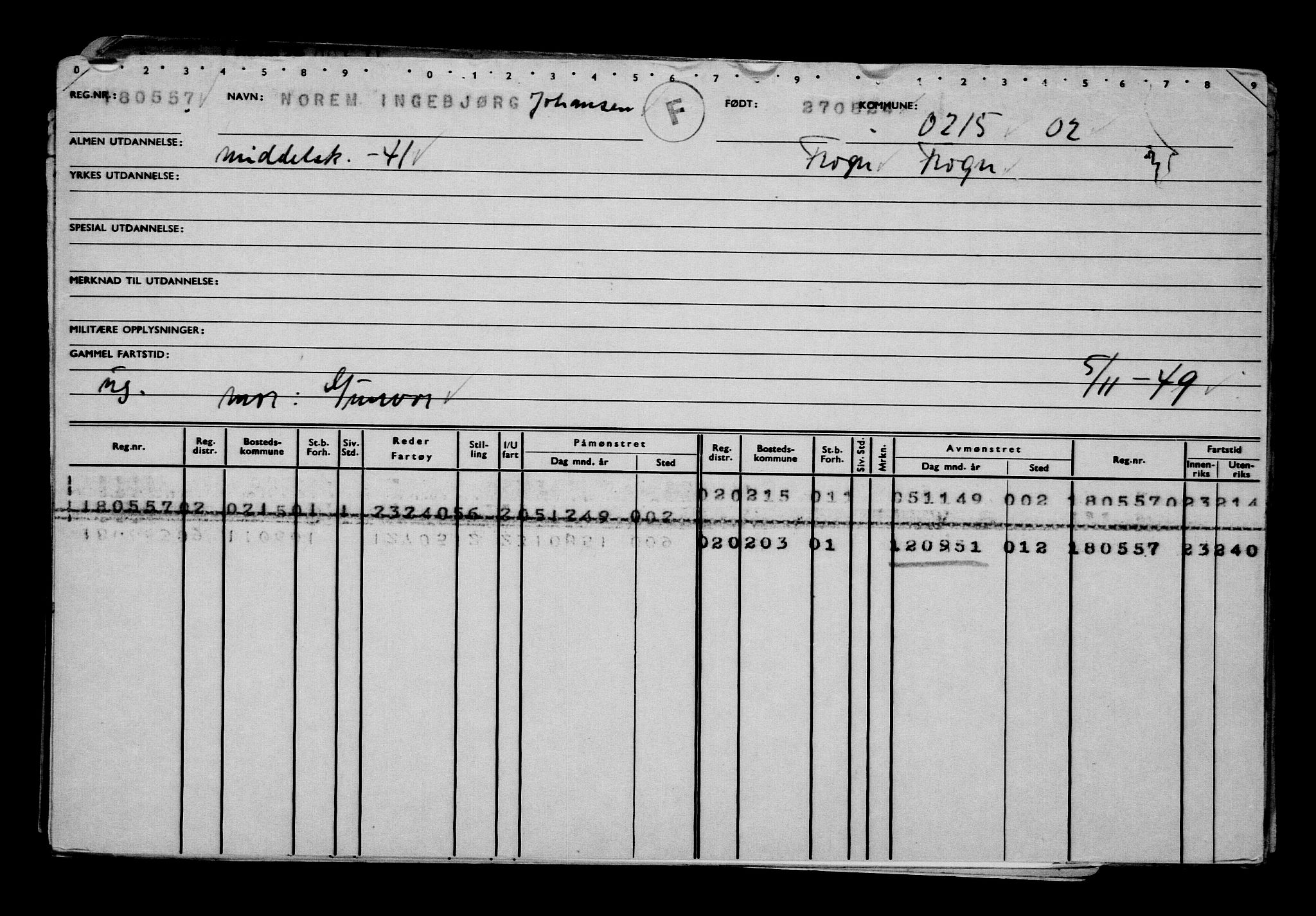 Direktoratet for sjømenn, AV/RA-S-3545/G/Gb/L0235: Hovedkort, 1924, p. 357