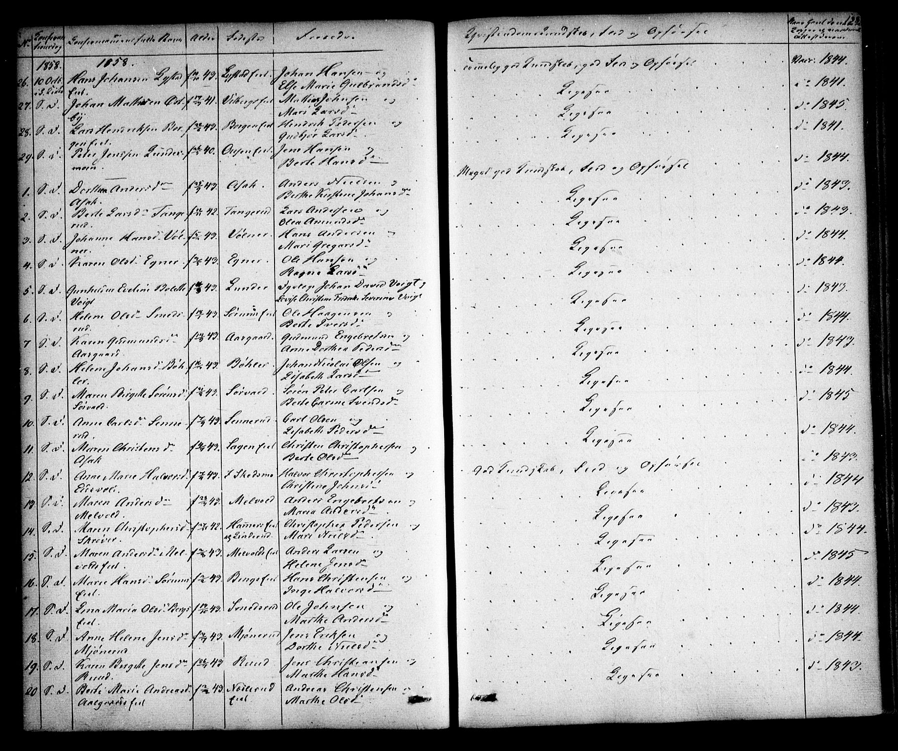 Sørum prestekontor Kirkebøker, AV/SAO-A-10303/F/Fa/L0005: Parish register (official) no. I 5, 1846-1863, p. 138