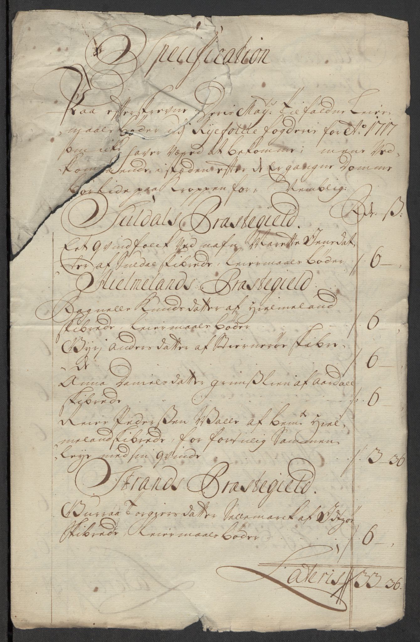 Rentekammeret inntil 1814, Reviderte regnskaper, Fogderegnskap, AV/RA-EA-4092/R47/L2870: Fogderegnskap Ryfylke, 1717, p. 353