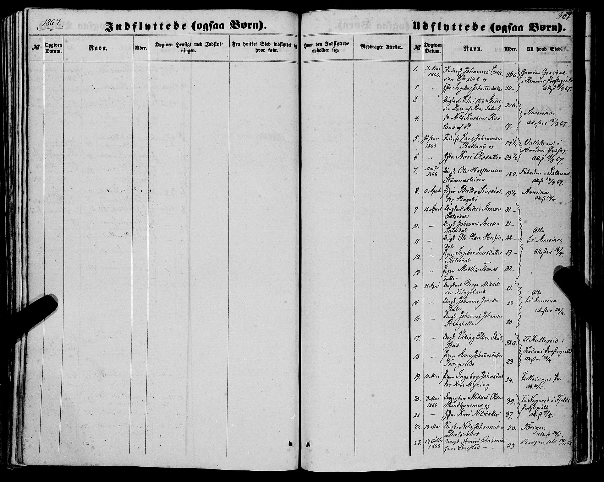 Haus sokneprestembete, SAB/A-75601/H/Haa: Parish register (official) no. A 17, 1858-1870, p. 389