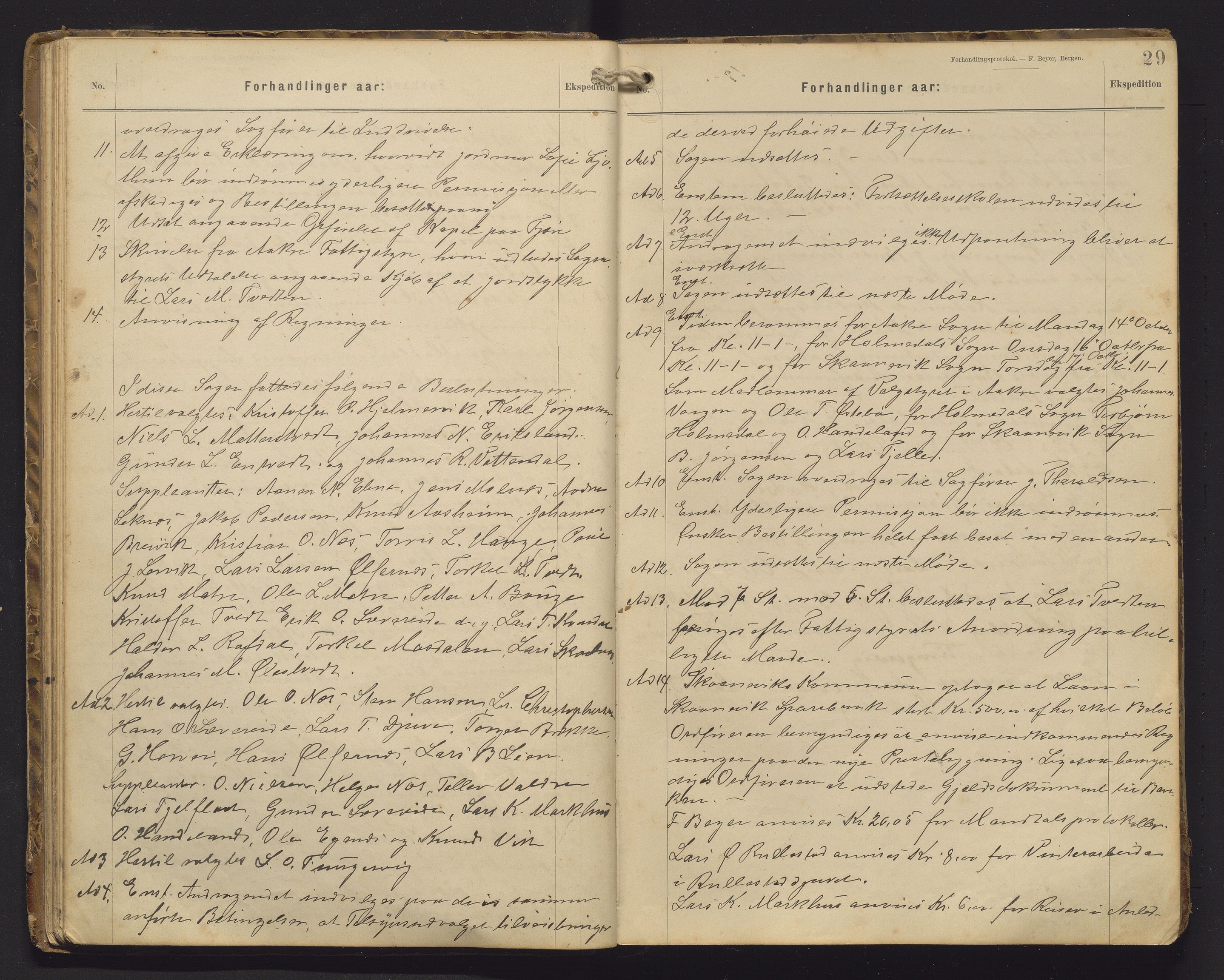 Skånevik kommune. Formannskapet, IKAH/1212-021/A/Aa/L0005: Møtebok for Skånevik formannskap og heradsstyre, 1900-1908, p. 29