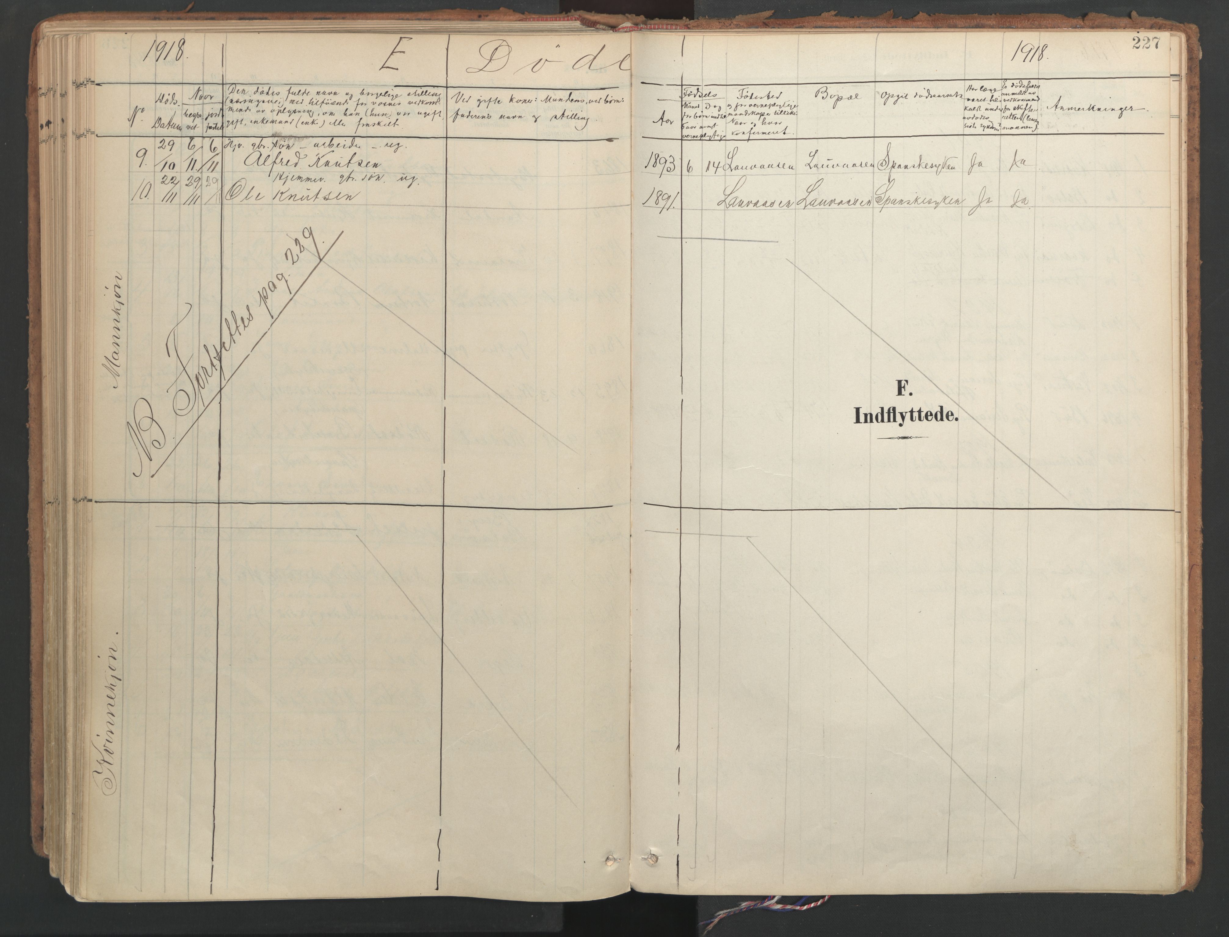 Ministerialprotokoller, klokkerbøker og fødselsregistre - Møre og Romsdal, AV/SAT-A-1454/564/L0741: Parish register (official) no. 564A02, 1900-1976, p. 227