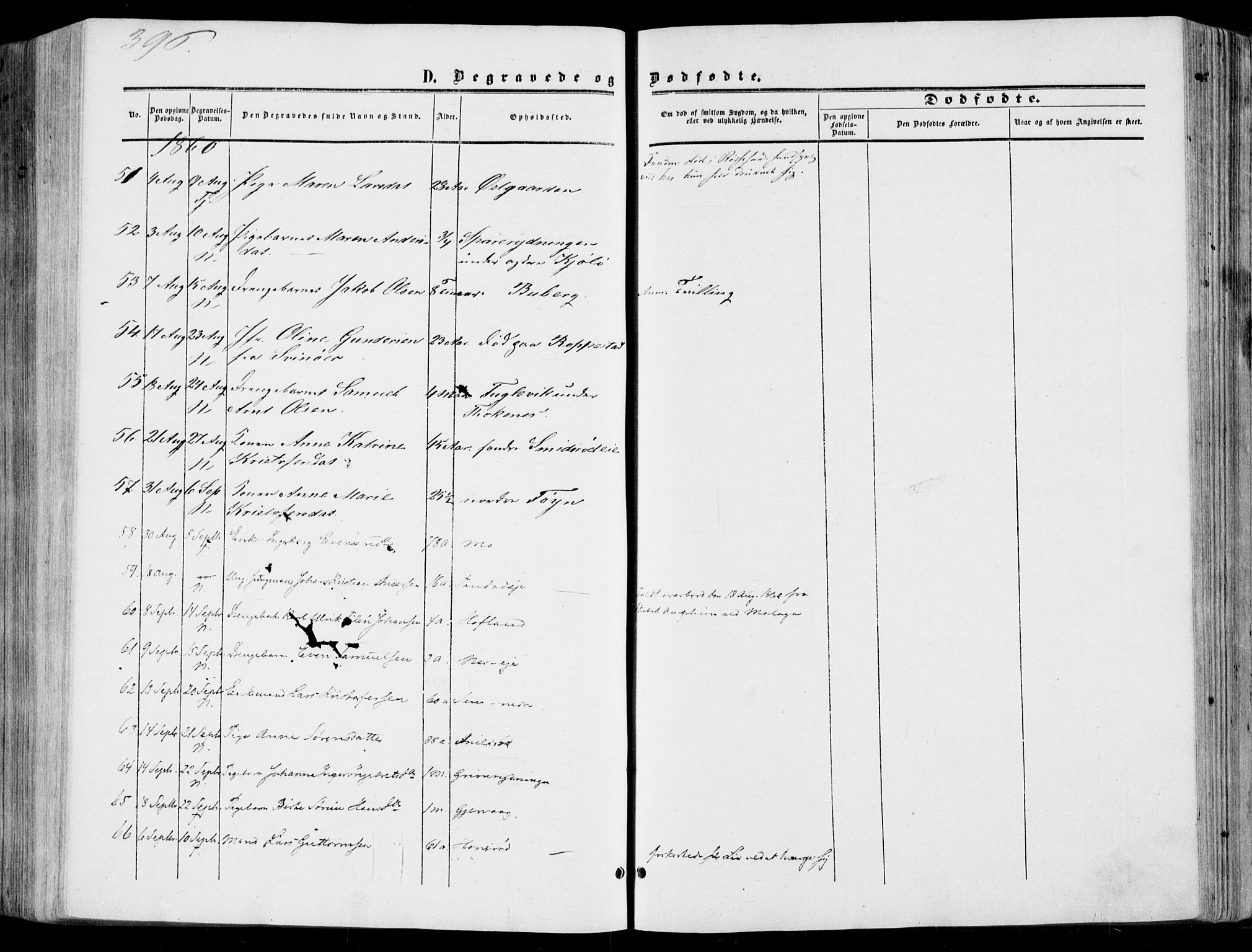 Nøtterøy kirkebøker, AV/SAKO-A-354/F/Fa/L0006: Parish register (official) no. I 6, 1852-1864, p. 396