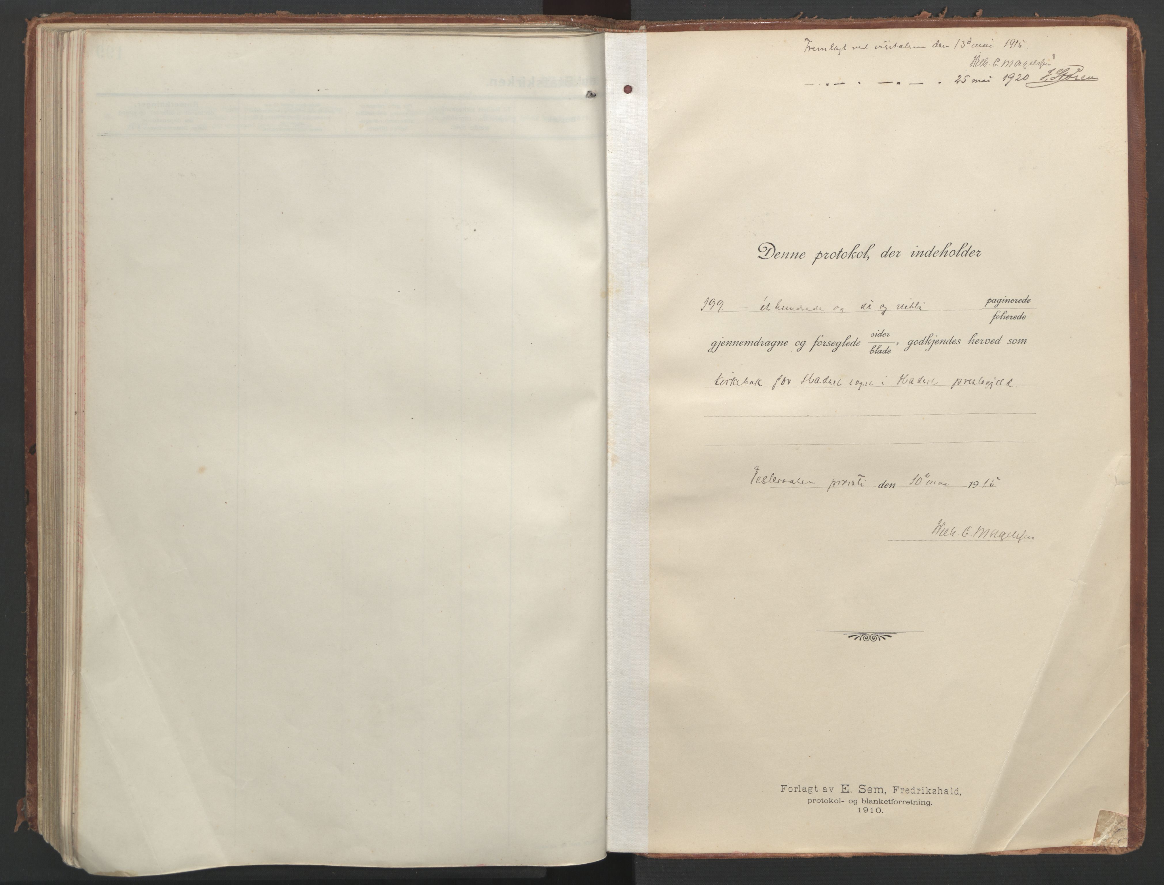 Ministerialprotokoller, klokkerbøker og fødselsregistre - Nordland, SAT/A-1459/888/L1250: Parish register (official) no. 888A16, 1913-1925
