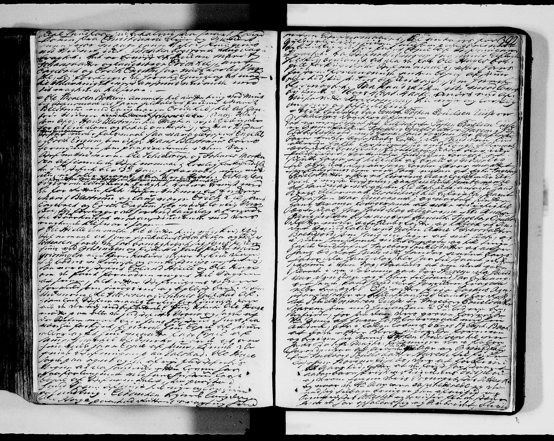 Nord-Gudbrandsdal tingrett, AV/SAH-TING-002/G/Gb/L0004: Tingbok, 1742-1747, p. 391b-392a
