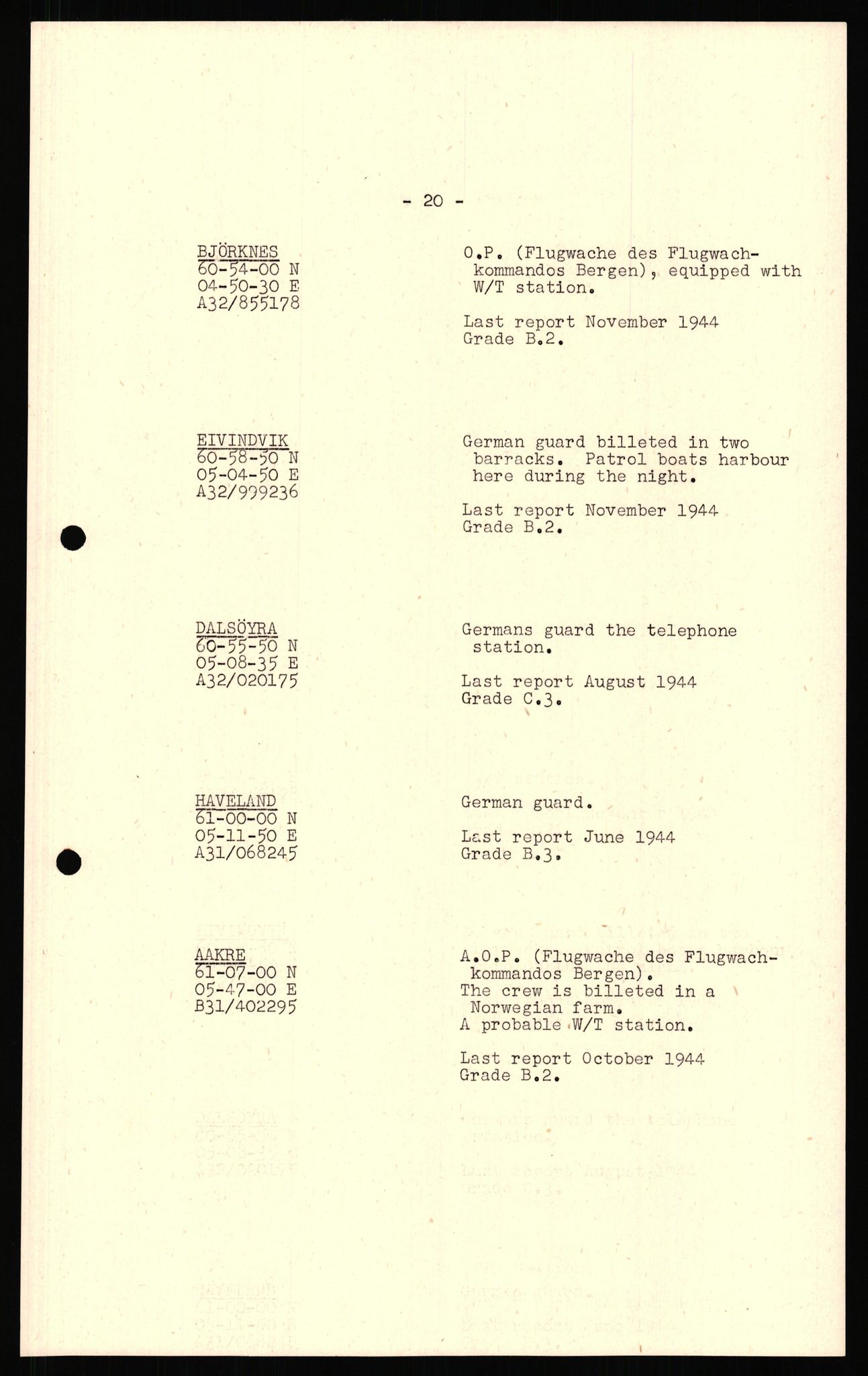 Forsvaret, Forsvarets overkommando II, AV/RA-RAFA-3915/D/Dd/L0017: Sogn og Fjordane / Hordaland, 1943-1945, p. 34