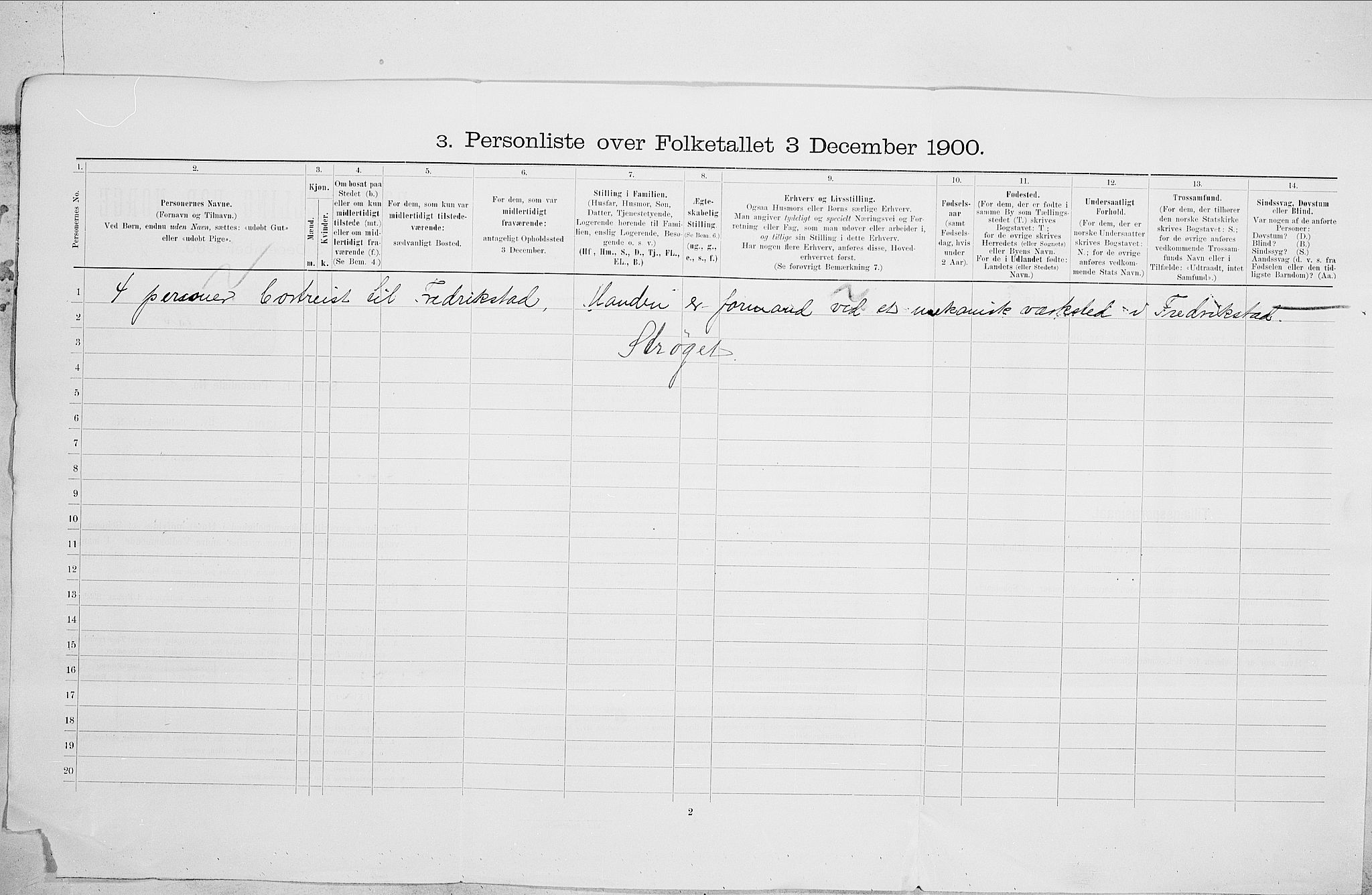 SAO, 1900 census for Kristiania, 1900, p. 77184