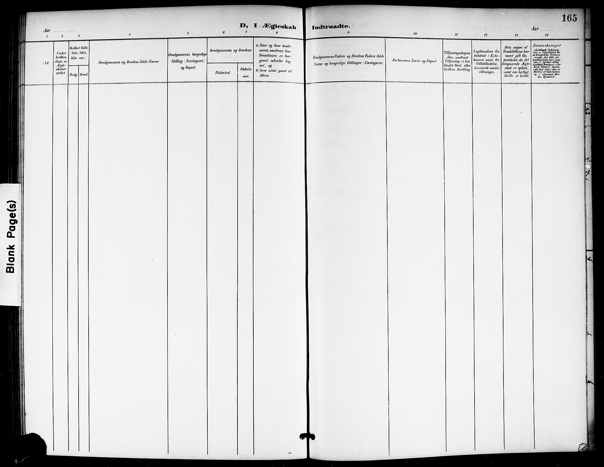 Ullensaker prestekontor Kirkebøker, AV/SAO-A-10236a/G/Gb/L0001: Parish register (copy) no. II 1, 1901-1917, p. 165