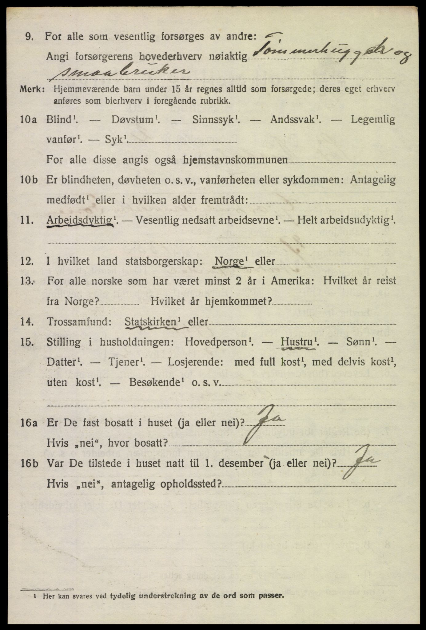 SAH, 1920 census for Sør-Aurdal, 1920, p. 2766