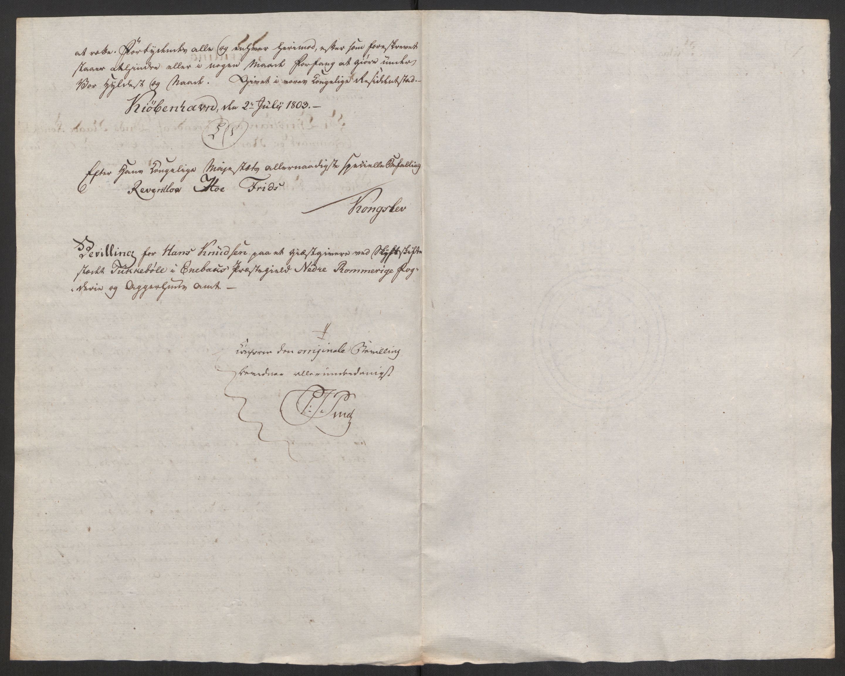 Rentekammeret inntil 1814, Reviderte regnskaper, Fogderegnskap, AV/RA-EA-4092/R11/L0679: Fogderegnskap Nedre Romerike, 1803, p. 235