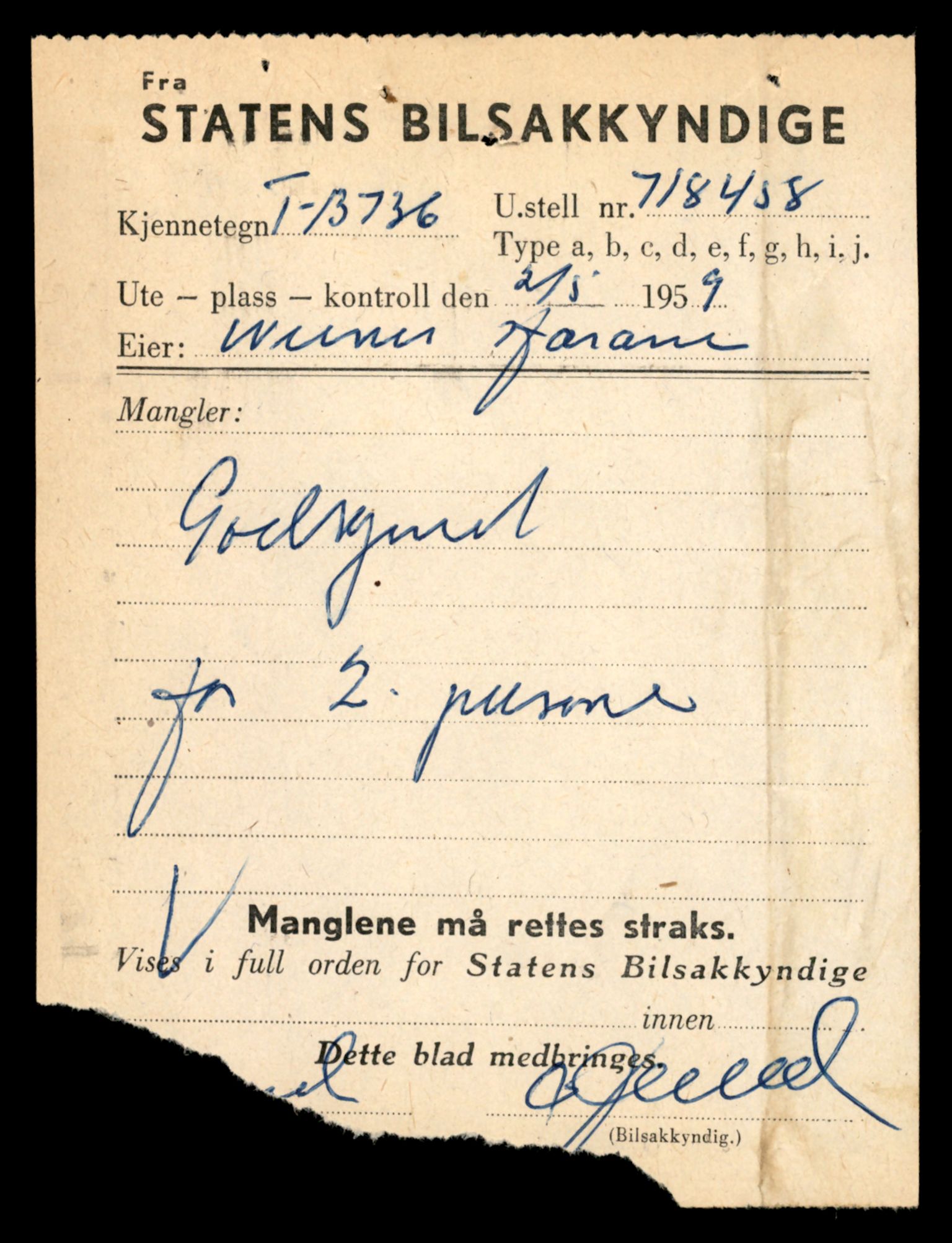 Møre og Romsdal vegkontor - Ålesund trafikkstasjon, AV/SAT-A-4099/F/Fe/L0041: Registreringskort for kjøretøy T 13710 - T 13905, 1927-1998, p. 467
