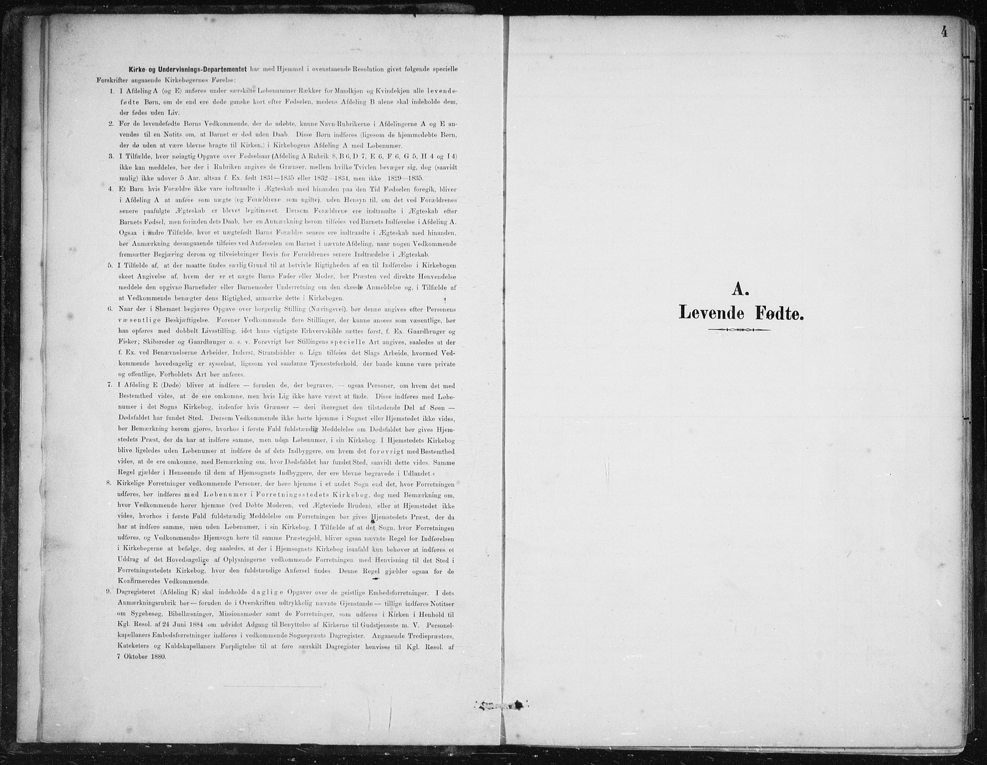 Herdla Sokneprestembete, AV/SAB-A-75701/H/Haa: Parish register (official) no. A 4, 1891-1905, p. 4